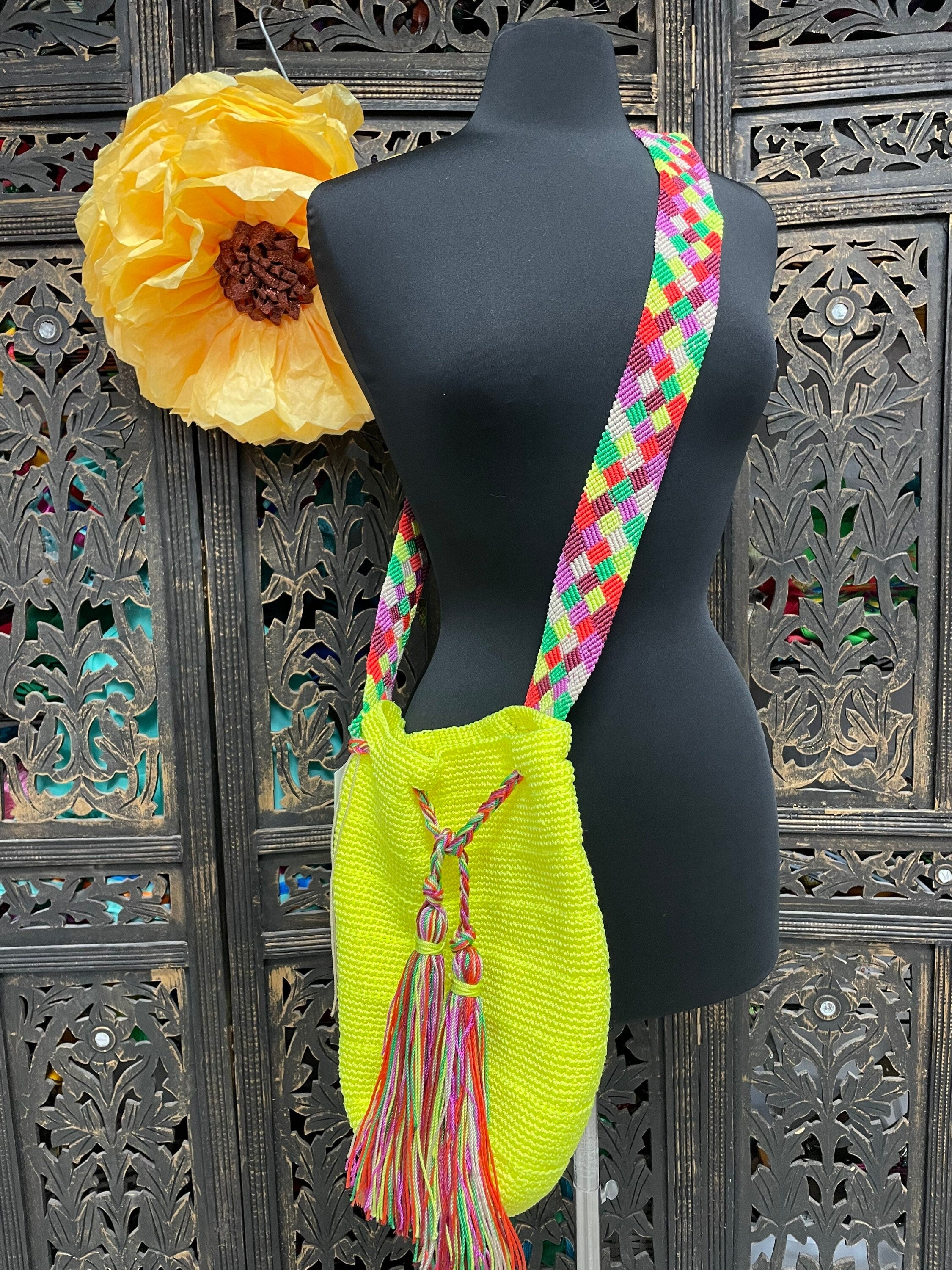 Handwoven Artisanal Tote Bag - Boho Bag