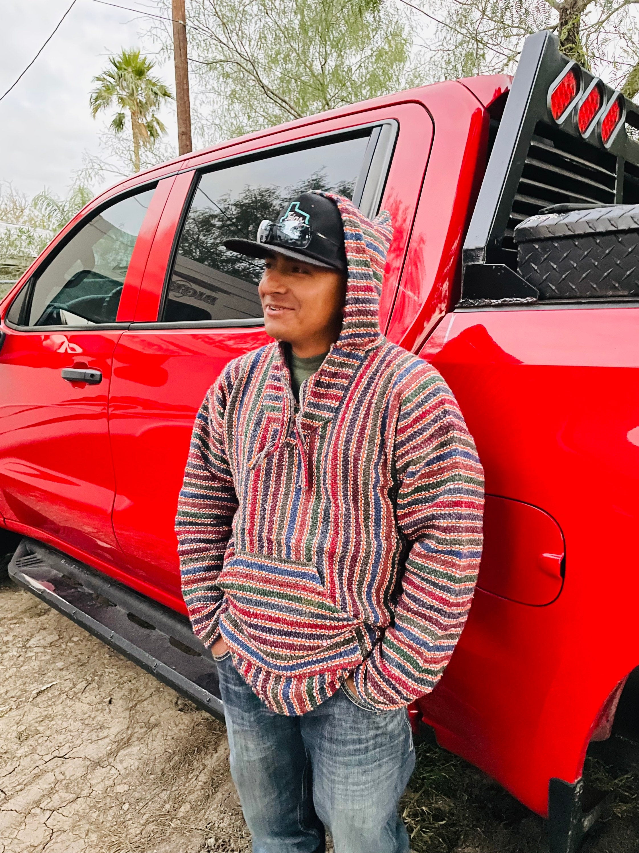 Image of Jerga Mexican Handmade Pullover Sweaters - Traditional Mexican Sweaters - Western Sweaters