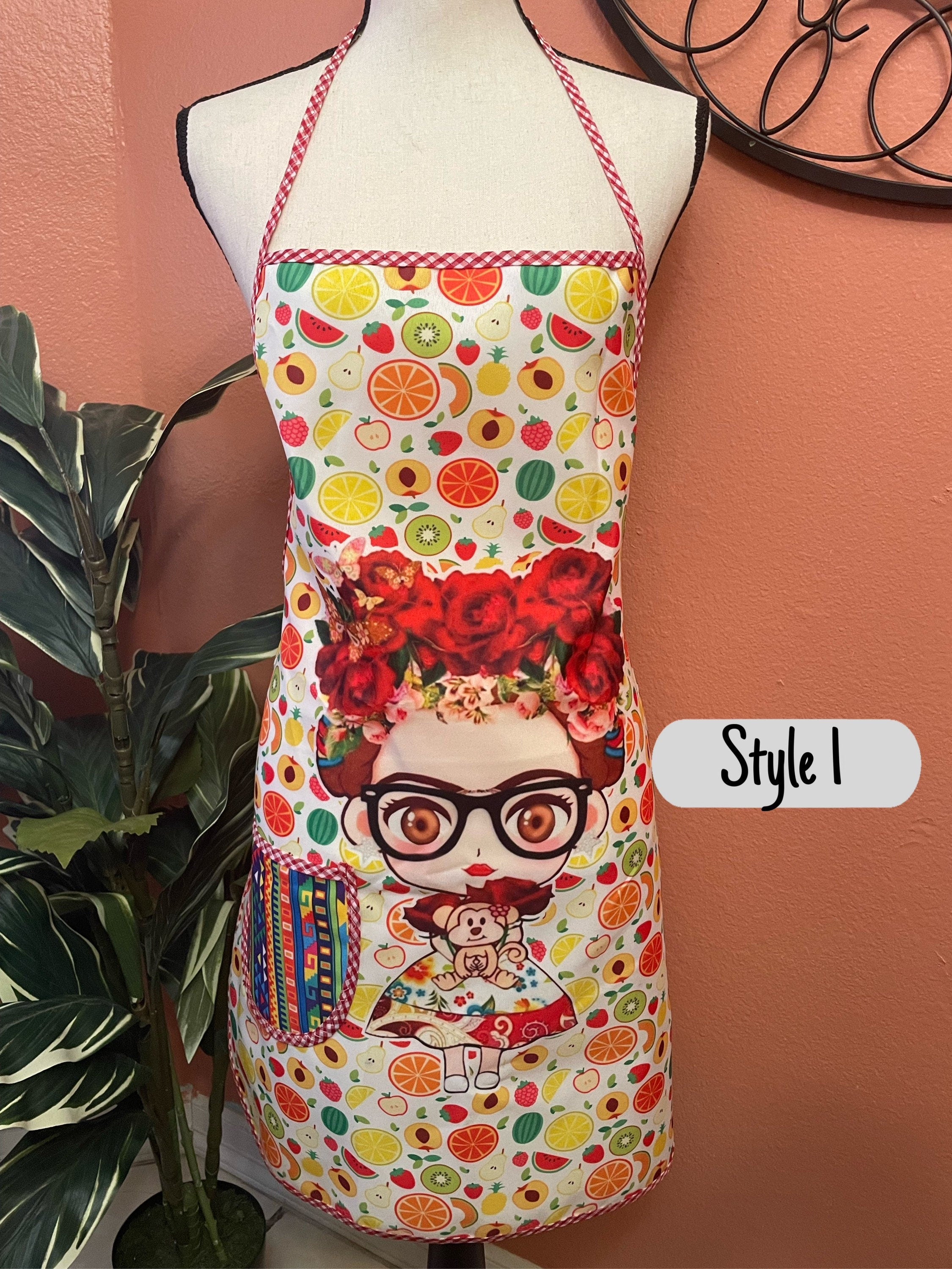 Image of Beautiful Frida Aprons - Artisanal Aprons