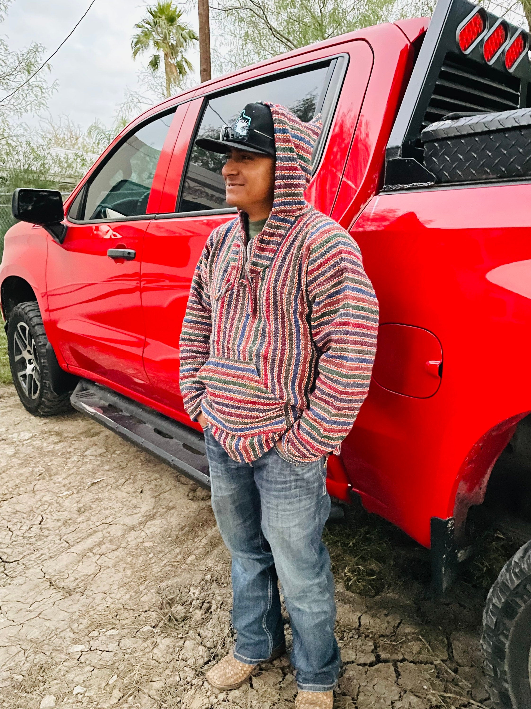 Image of Jerga Mexican Handmade Pullover Sweaters - Traditional Mexican Sweaters - Western Sweaters