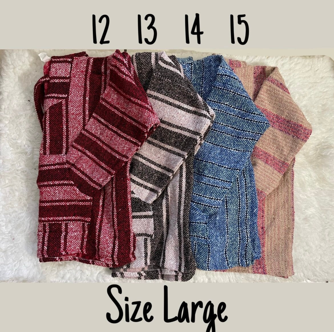 Jerga Mexican Handmade Pullover Sweaters - Traditional Mexican Sweaters - Western Sweaters