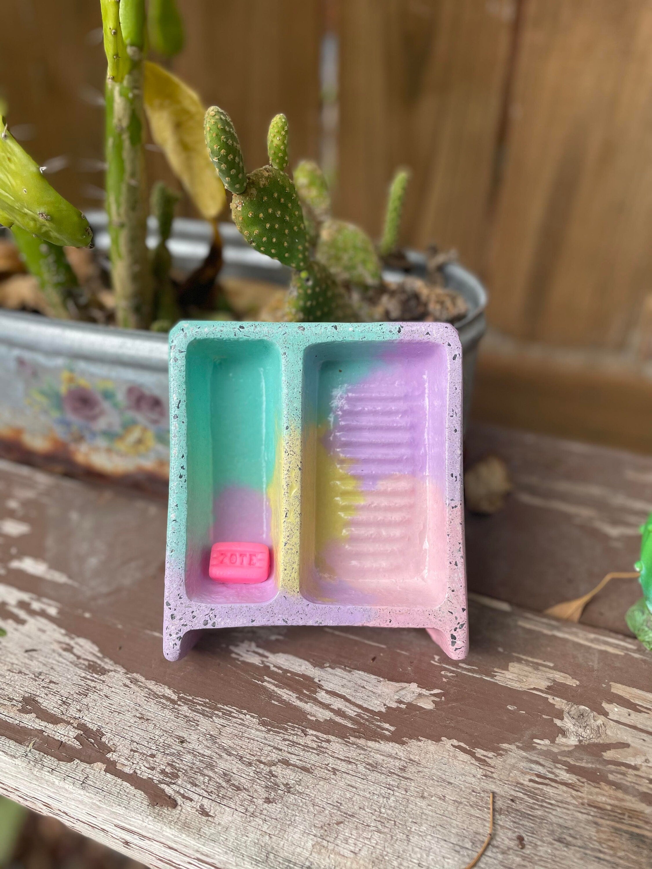 Handmade Lavaderito with Carrier Bag - Makeup Brush Cleaner with Mini Zote (soap)