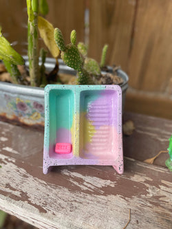 Image of Handmade Lavaderito with Carrier Bag - Makeup Brush Cleaner with Mini Zote (soap)
