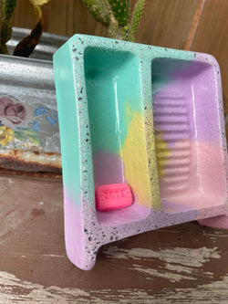Image of Handmade Lavaderito with Carrier Bag - Makeup Brush Cleaner with Mini Zote (soap)