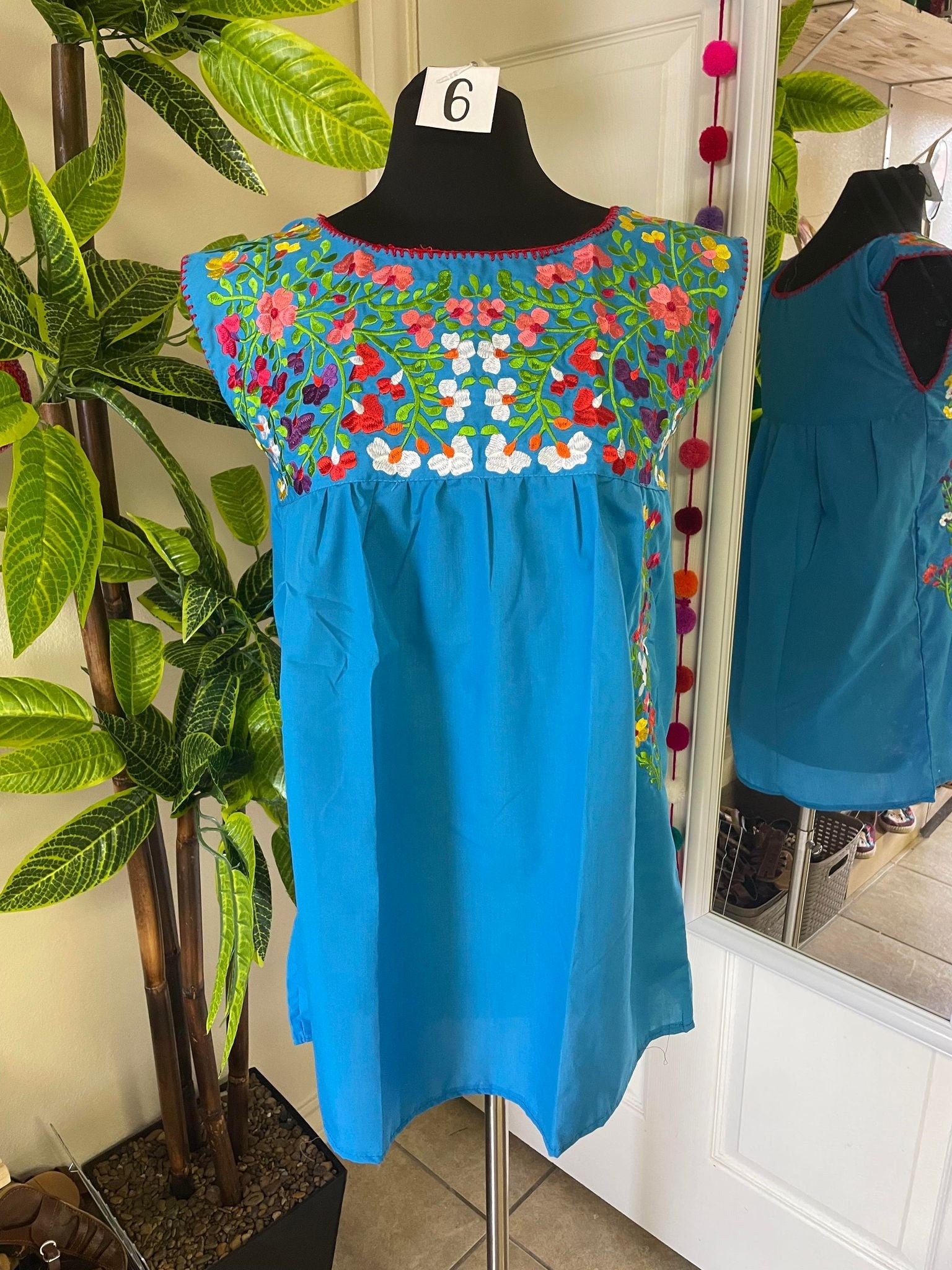 Image of Juanita Hand Embroidered Blouse - Handmade Blouse - Artisanal Wear - Size Large