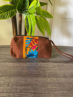 Image of Unique Artisanal Bag, Handmade with beautiful embroidered accents made in Chiapas, Mx.