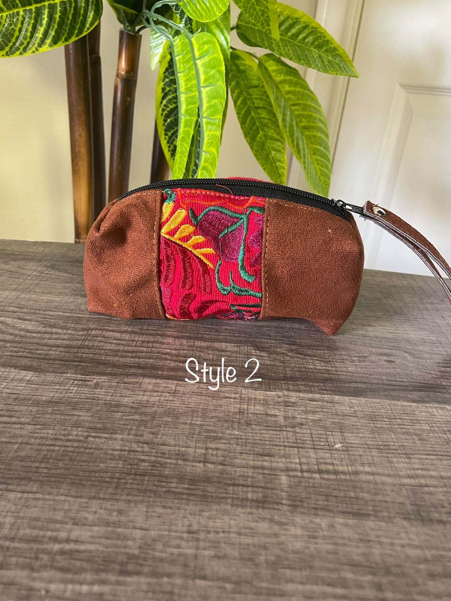 Image of Unique Artisanal Bag, Handmade with beautiful embroidered accents made in Chiapas, Mx.