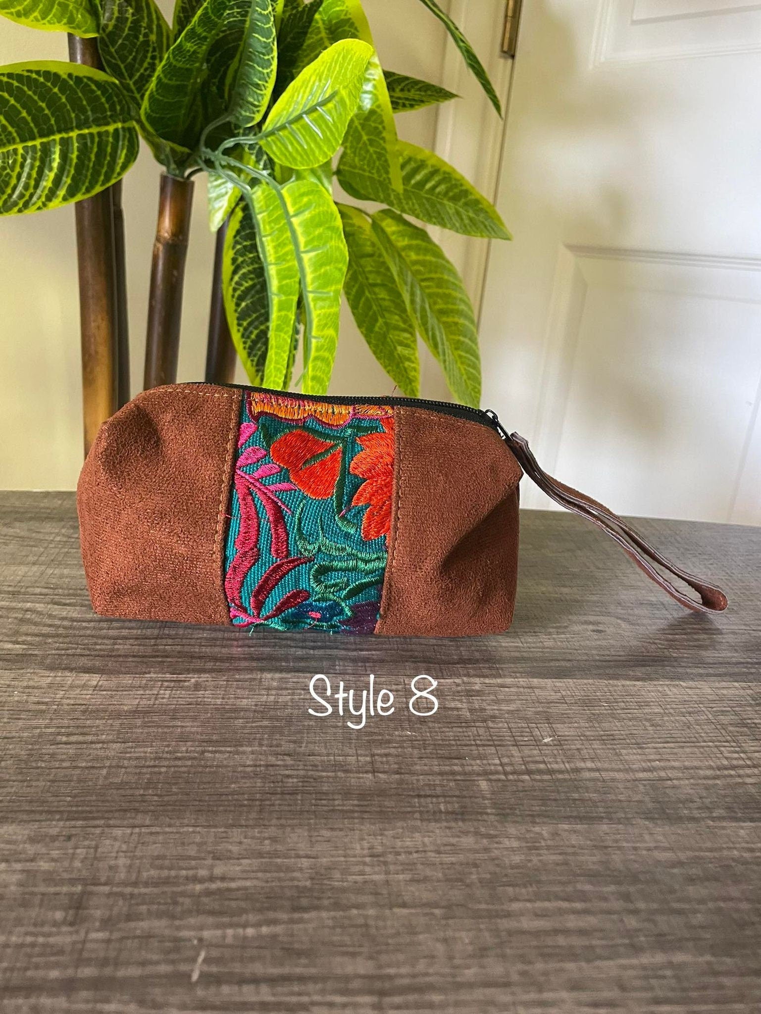 Image of Unique Artisanal Bag, Handmade with beautiful embroidered accents made in Chiapas, Mx.