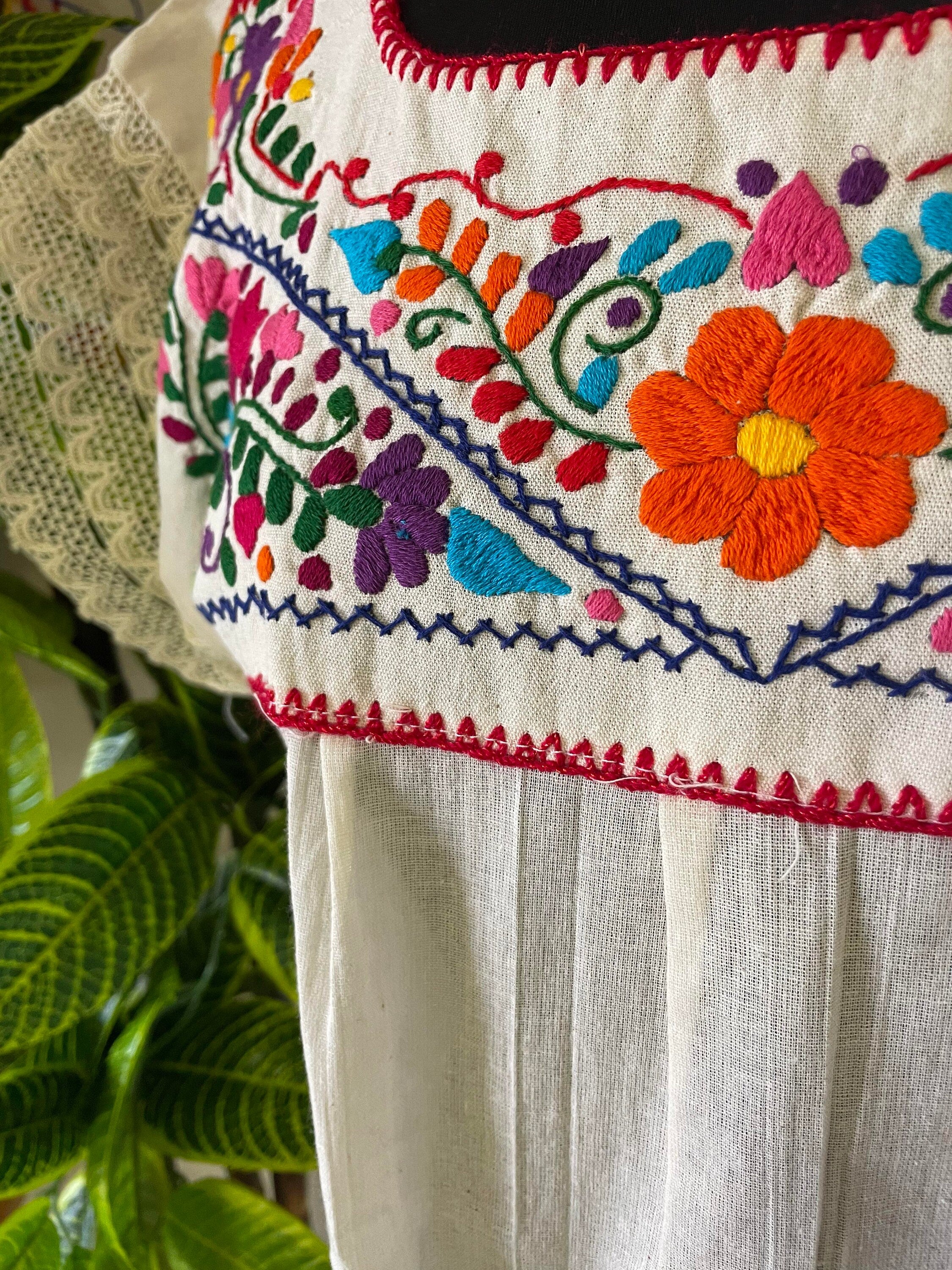 Precious Handmade Embroidered Blouse - Artisan Made - Embroidered Floral Blouse