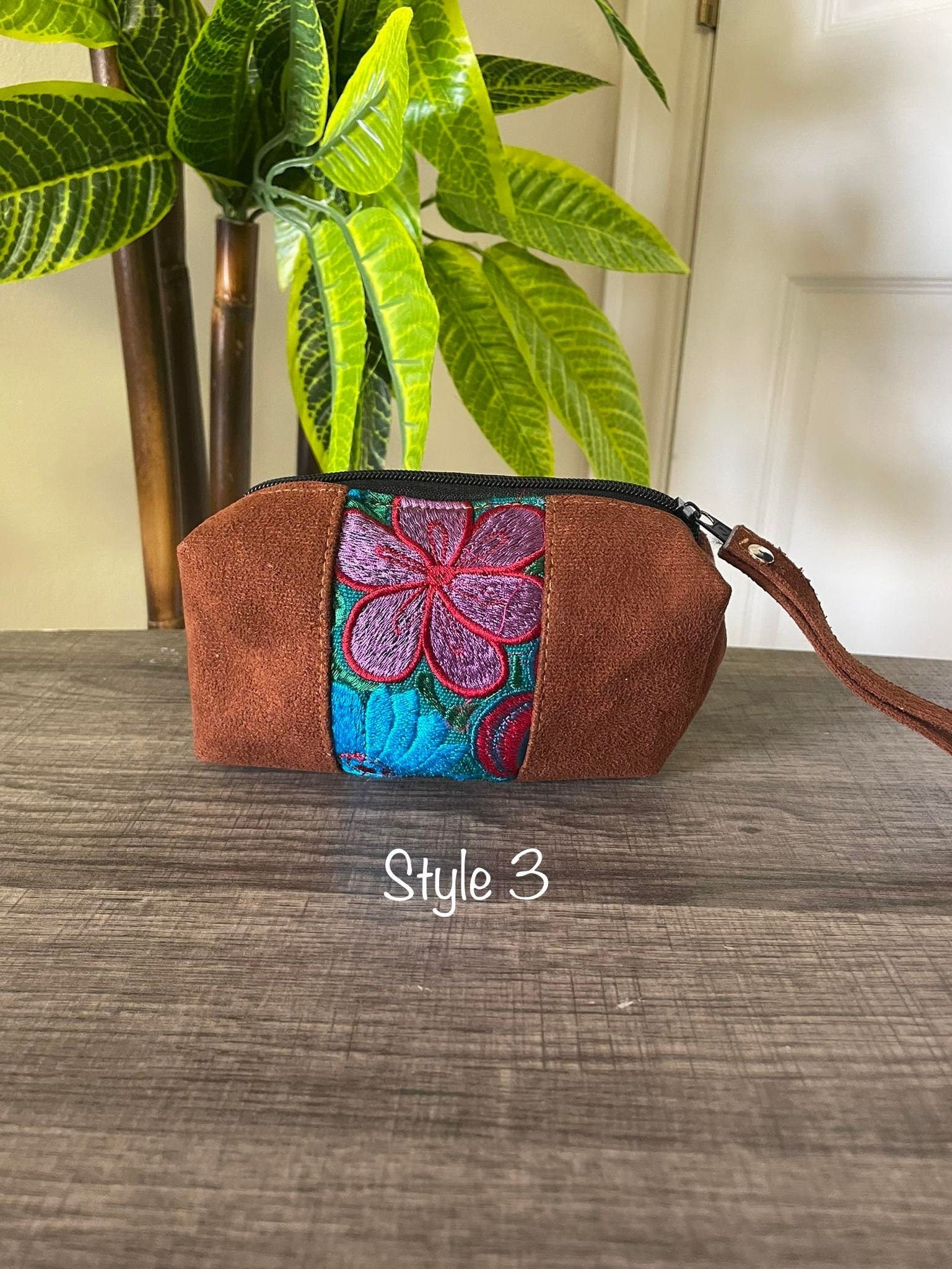 Image of Unique Artisanal Bag, Handmade with beautiful embroidered accents made in Chiapas, Mx.