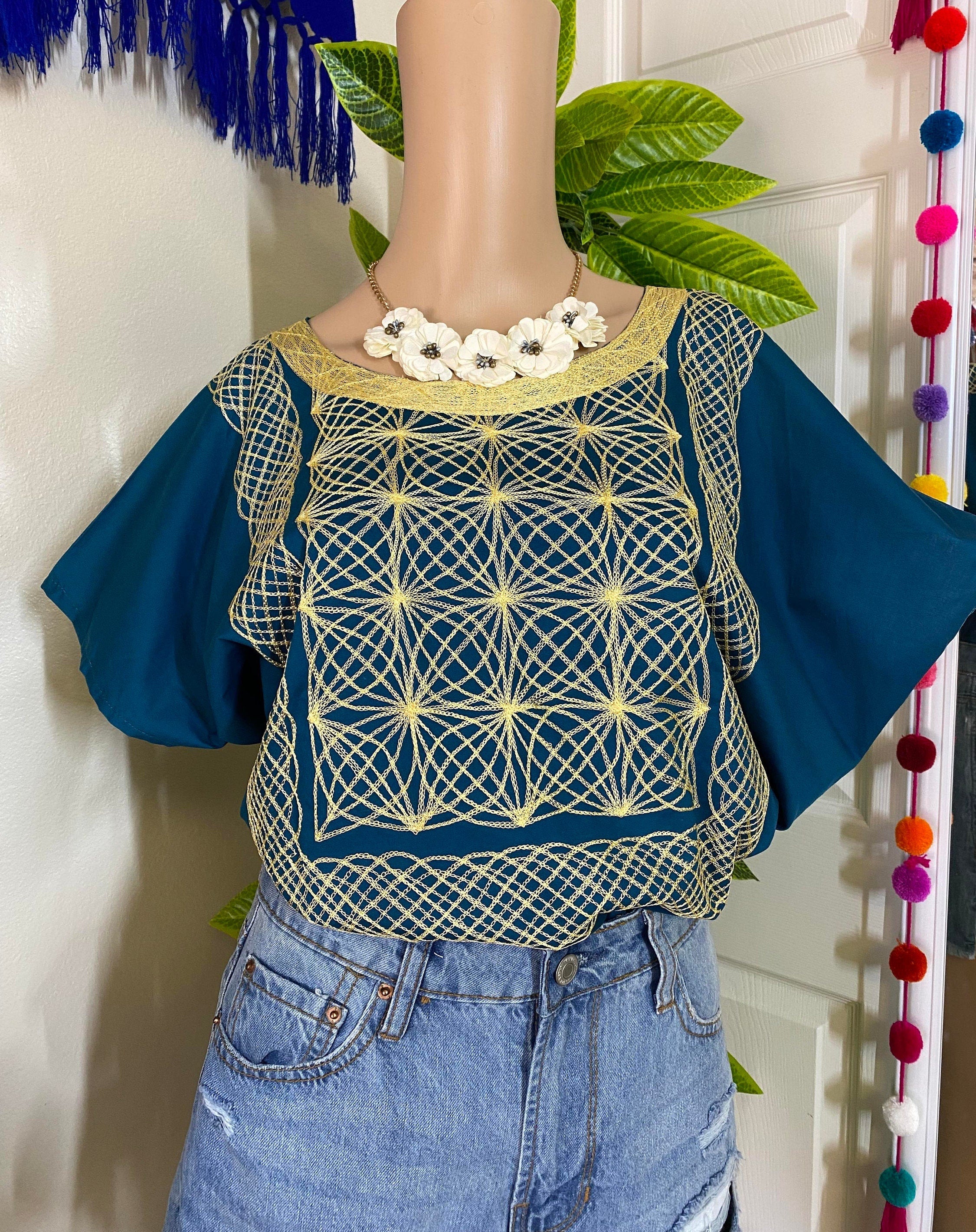 Beautiful Embroidered Loose Fit 