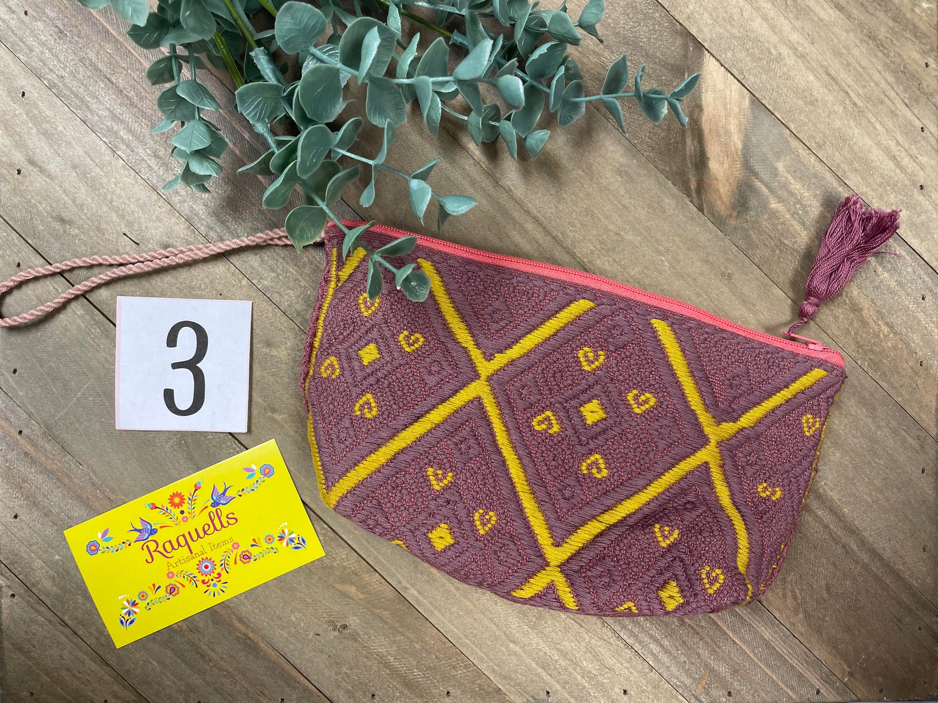 Handmade Mexican Wristlet - Toiletry Bag - Handmade Wallet
