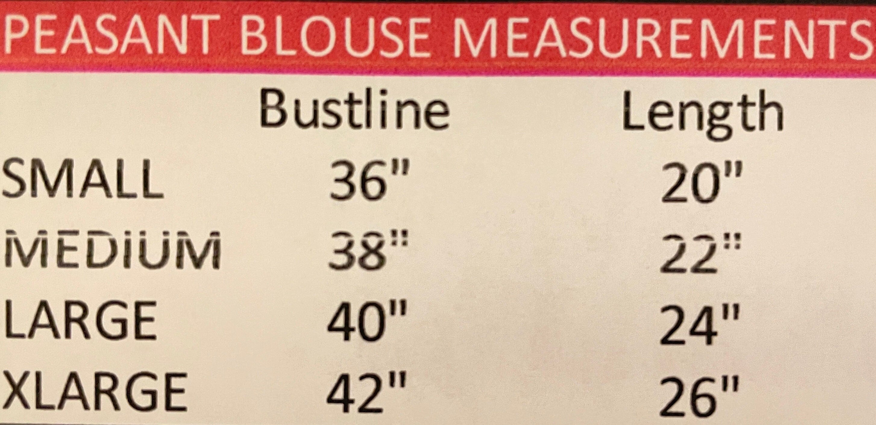 Image of White Peasant Blouse - with satin white ribbon & white lace