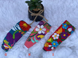 Image of Hand Embroidered Floral Headbands - Artisanal Headbands - Handcrafted Headbands - A