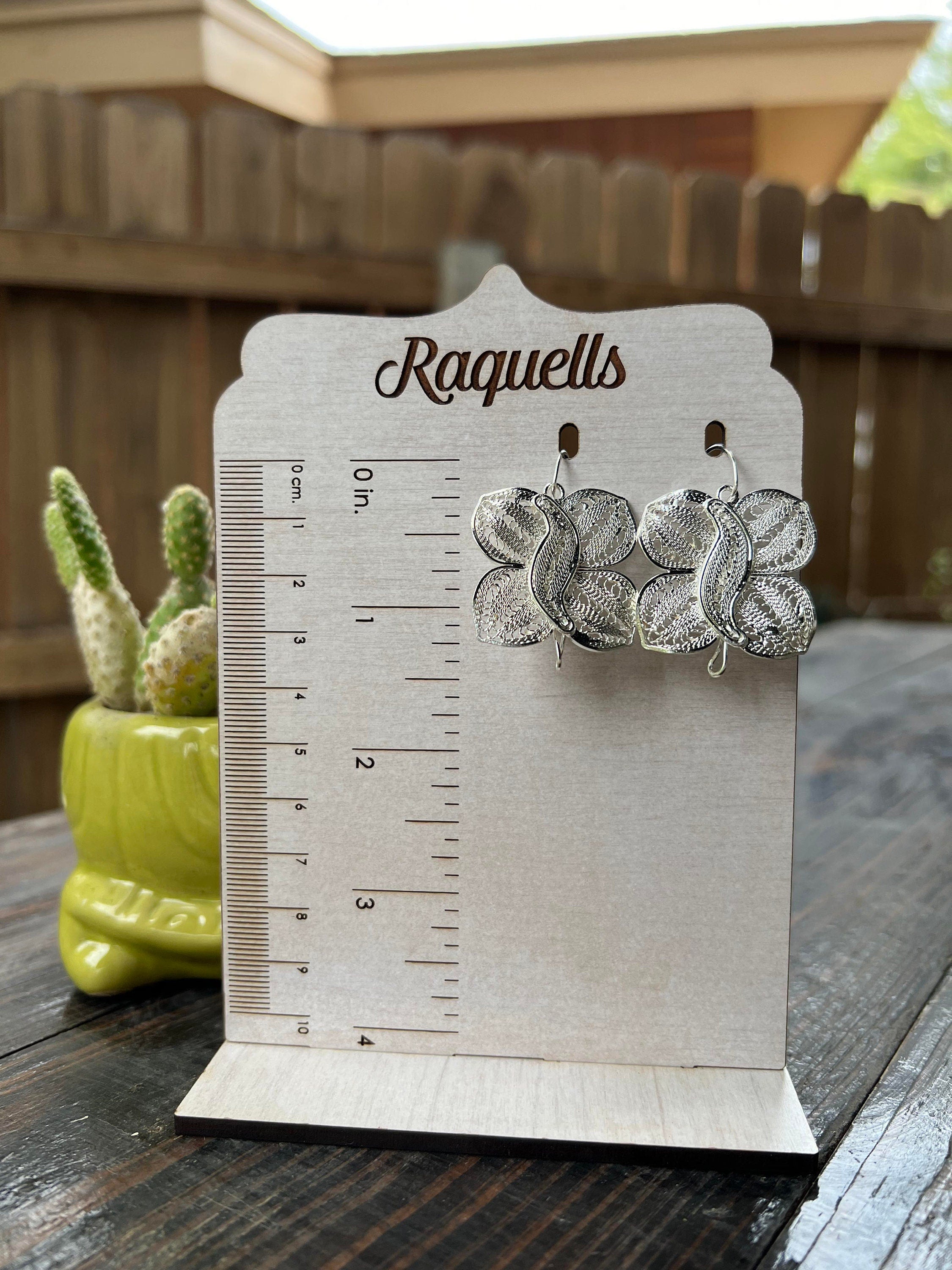 Image of Mariposa - Mexican Artisanal Earrings- Beautiful Filigree Gold Plated Butterfly Folkloric Earrings made by our Oaxaca Artisan Partners