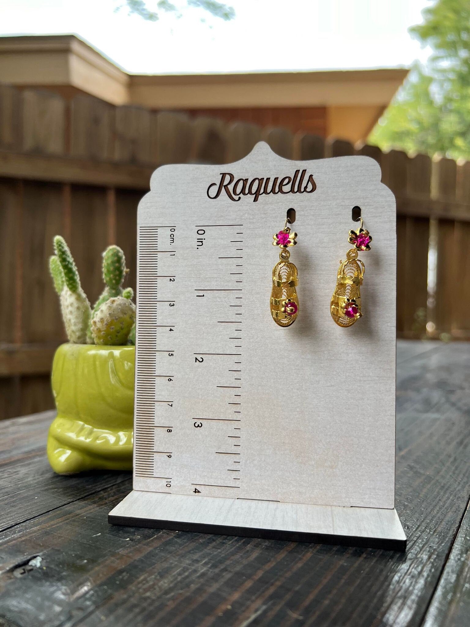 Image of Huarachito -Inspired Artisanal Mexican Traditional Earrings - Filigree Gold Plated Folkloric Earrings made by our Oaxaca Artisan Partners