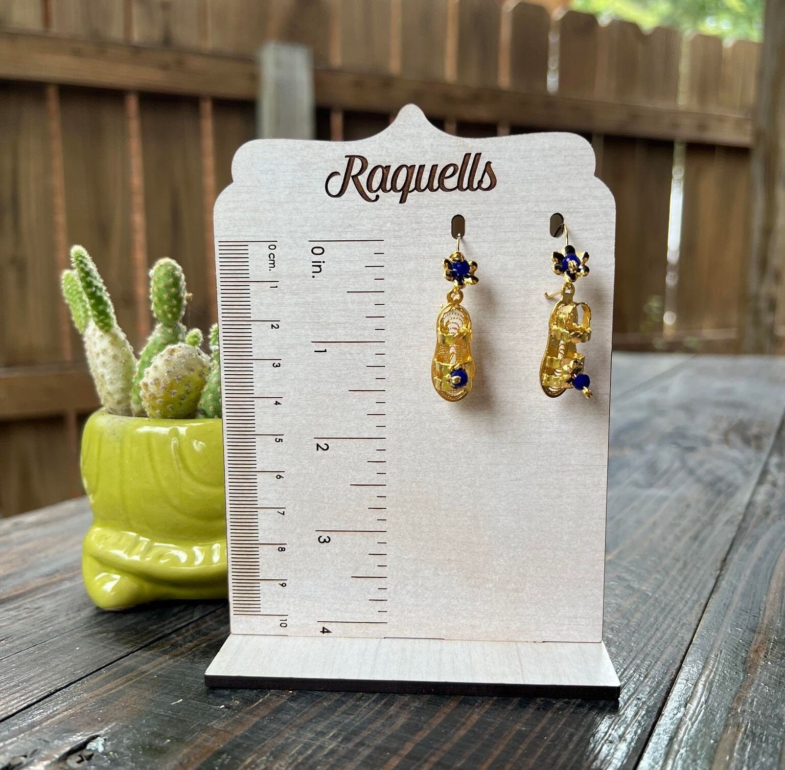 Image of Huarachito -Inspired Artisanal Mexican Traditional Earrings - Filigree Gold Plated Folkloric Earrings made by our Oaxaca Artisan Partners