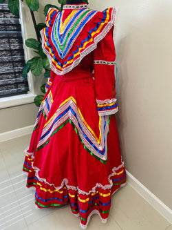Image of Beautiful Women's Jalisco Dress - Mexican Culture Costume - Handmade Dresses