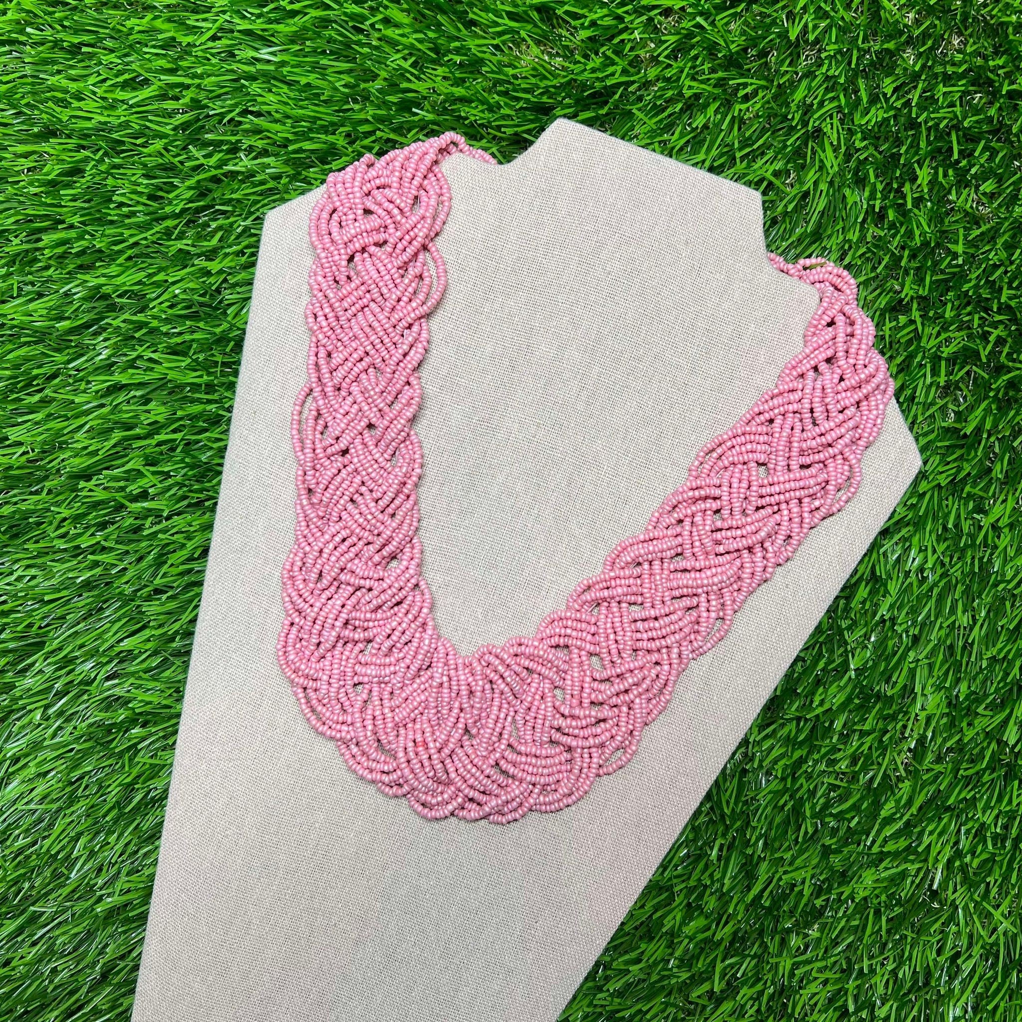 Image of Beautiful Artisanal Mexican Chunky Beaded Necklace - Made by our Oaxaca Artisan Partners