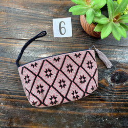 Image of Handmade Mexican Wristlet - Toiletry Bag - Handmade Wallet