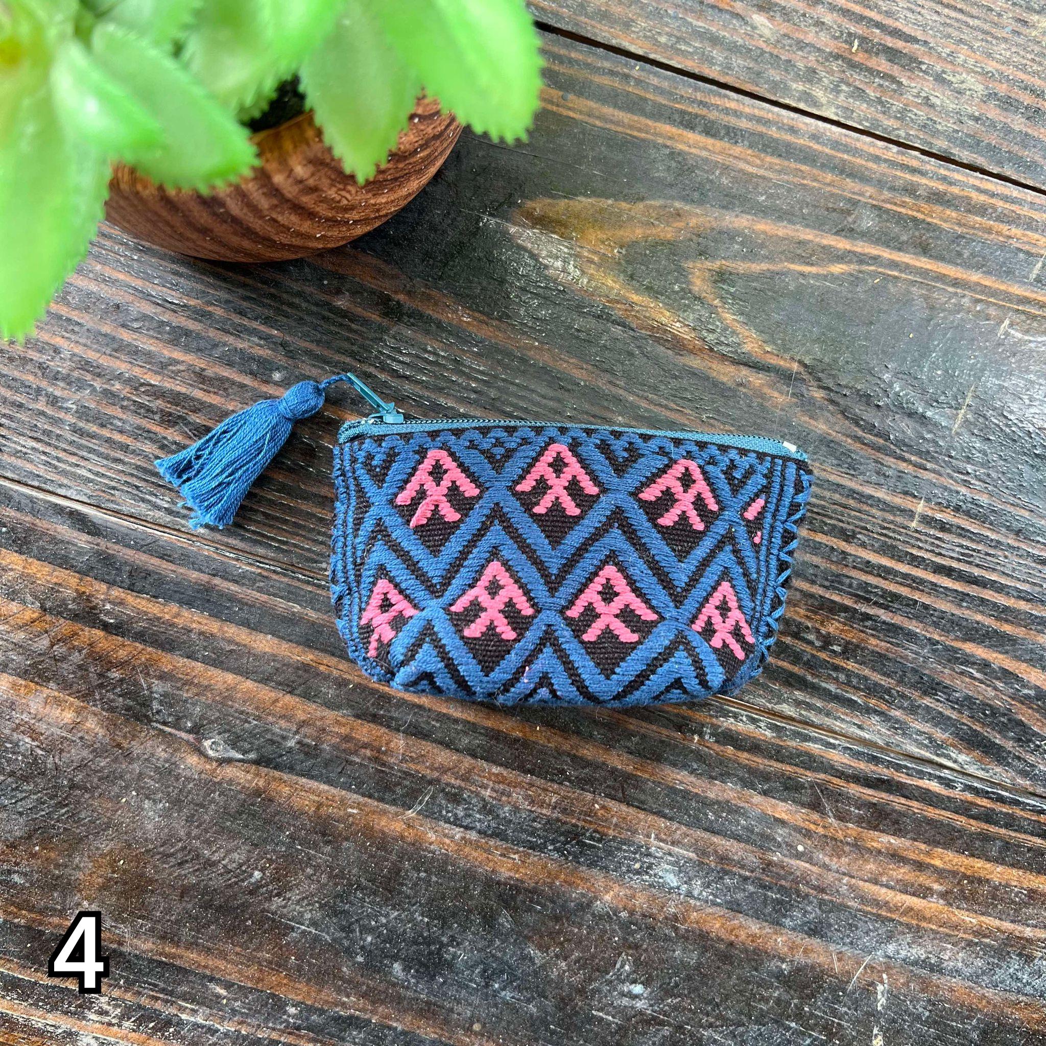 Handcrafted Mini Coin Bag – Cute & Versatile Hand Embroidered Accessory- Perfect For Storing Items