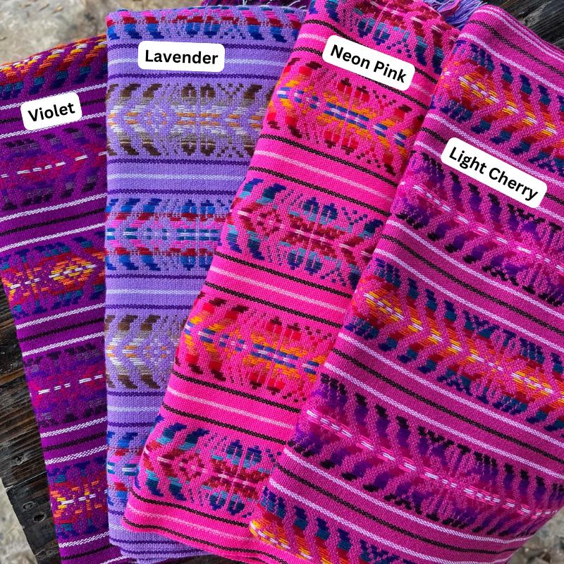 Image of Handmade Mexican Rebozo Shawl: Artisan Cotton Blend Wrap