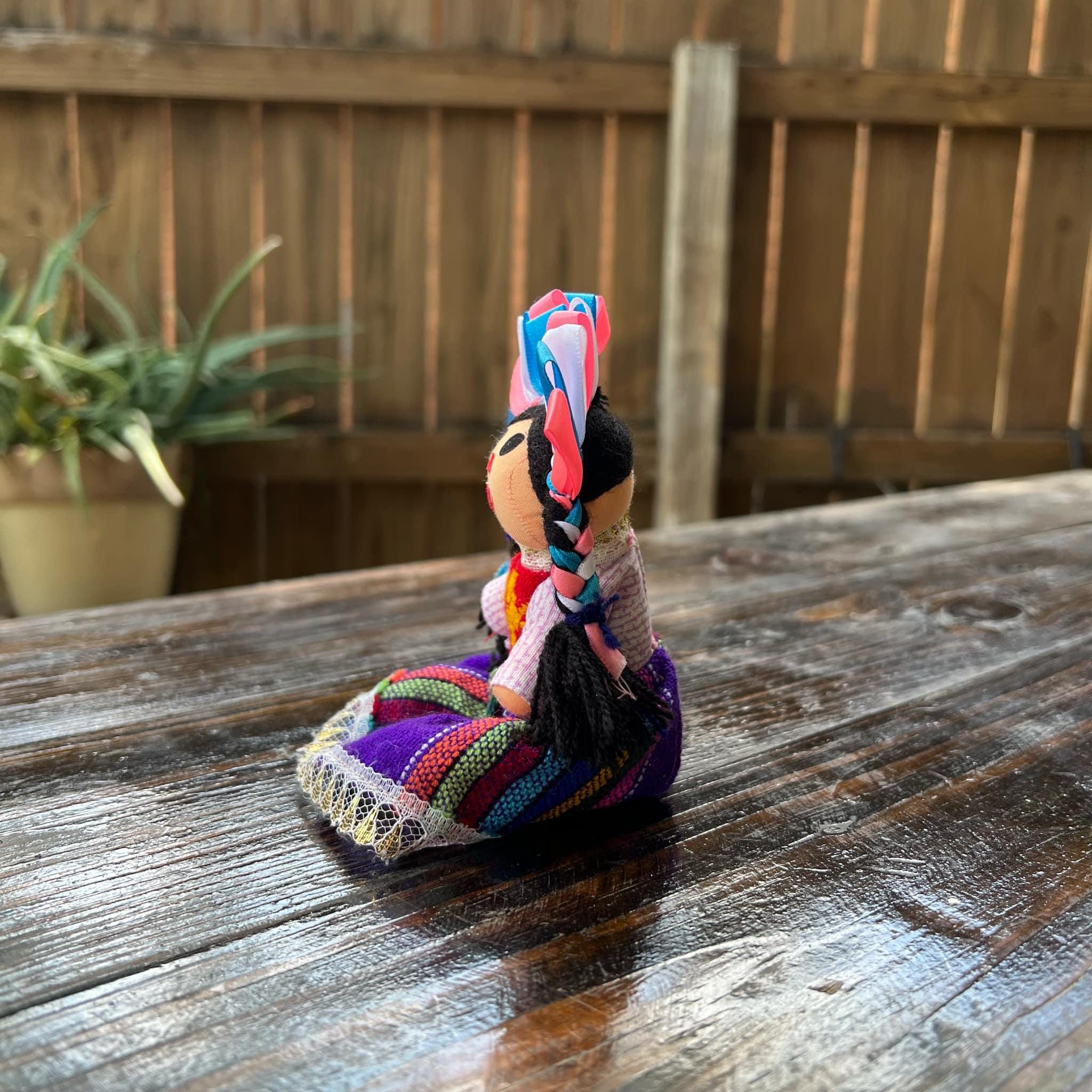 Handmade Mexican Mini Lele Doll - Artisan Made Doll