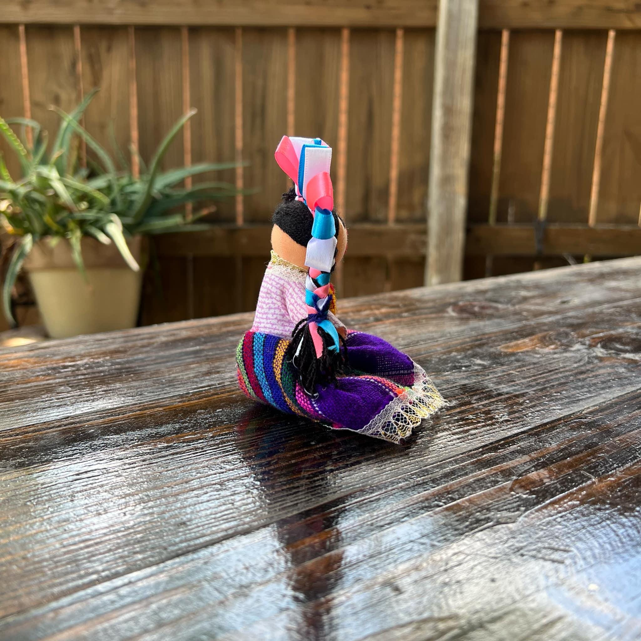 Handmade Mexican Mini Lele Doll - Artisan Made Doll