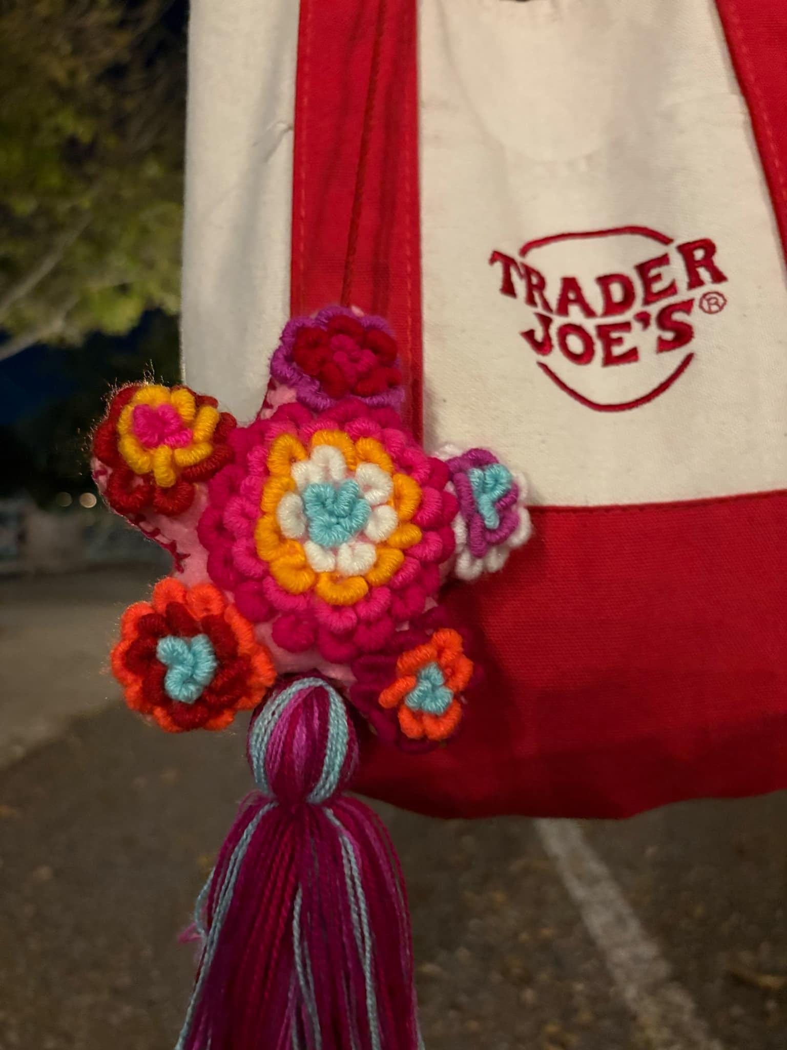 Handmade Extra Large Star Tassel Keychain - Artisanal Star Keychain, Bag Charms, Backpack Charm,Accessories, Luggage Charms, Bag Accessories