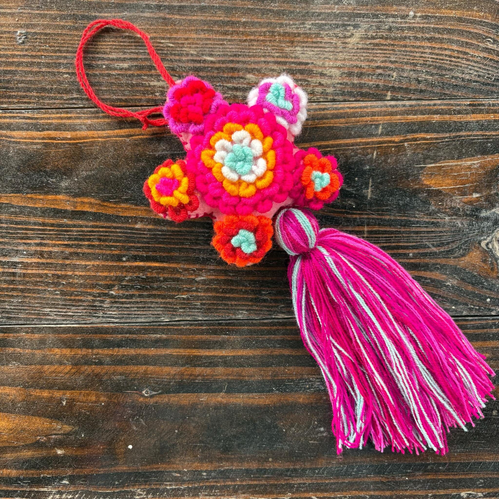 Handmade Extra Large Star Tassel Keychain - Artisanal Star Keychain, Bag Charms, Backpack Charm,Accessories, Luggage Charms, Bag Accessories