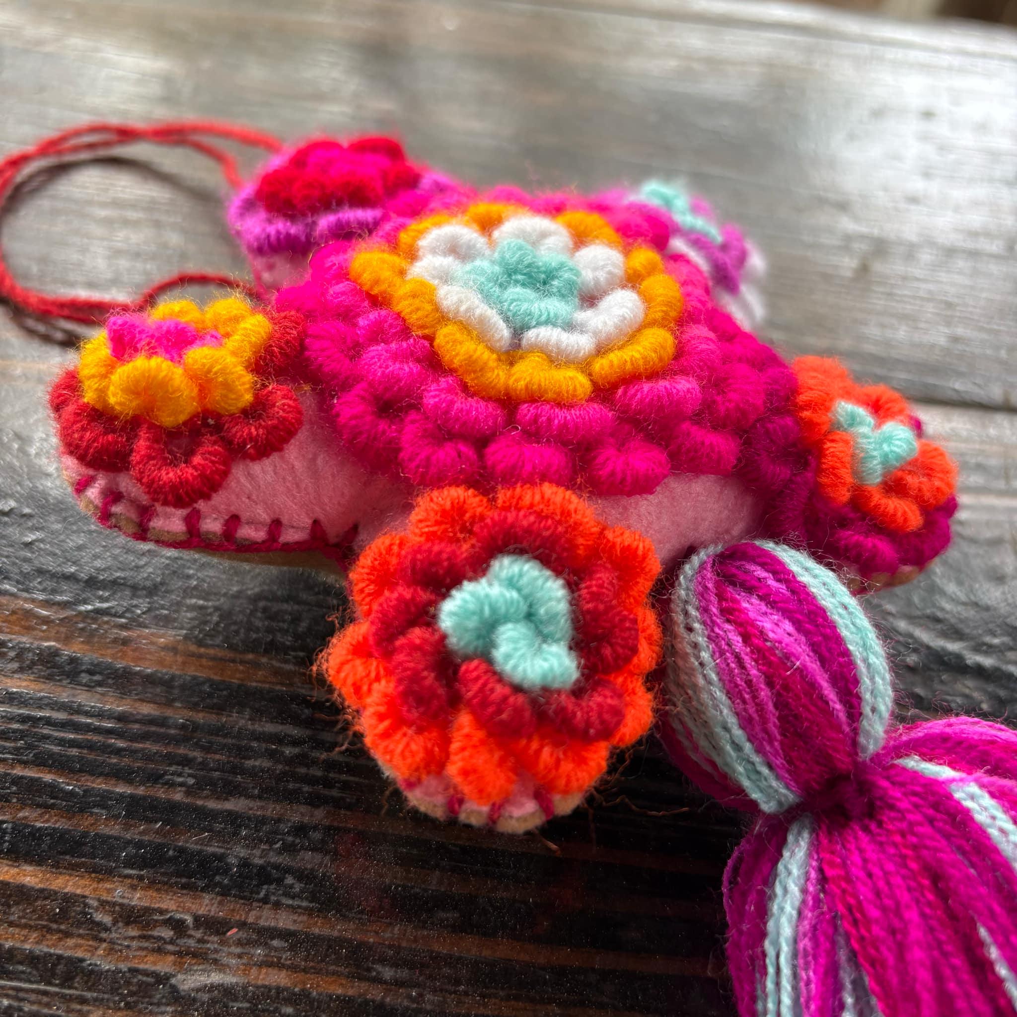 Image of Handmade Extra Large Star Tassel Keychain - Artisanal Star Keychain, Bag Charms, Backpack Charm,Accessories, Luggage Charms, Bag Accessories