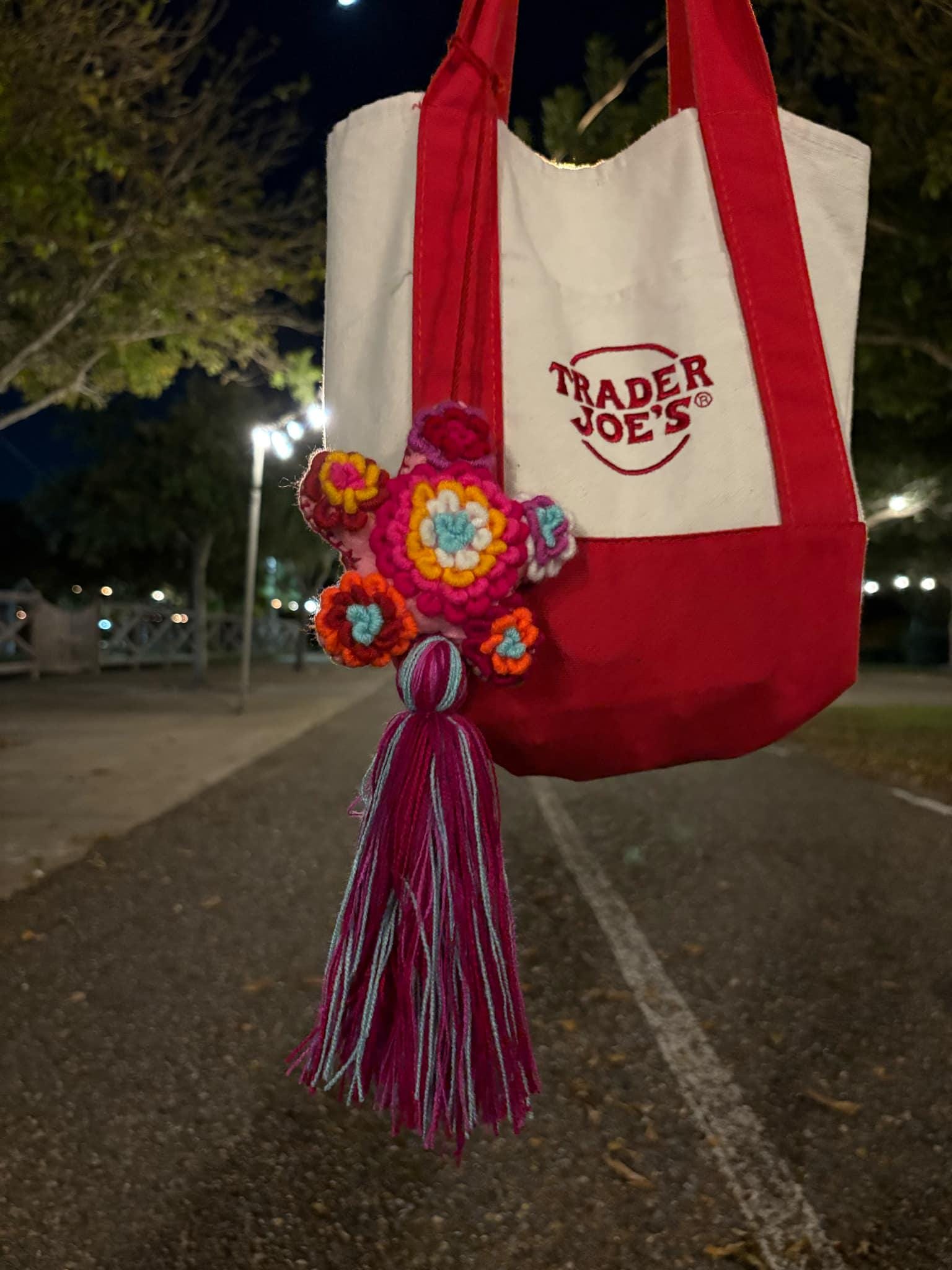 Image of Handmade Extra Large Star Tassel Keychain - Artisanal Star Keychain, Bag Charms, Backpack Charm,Accessories, Luggage Charms, Bag Accessories