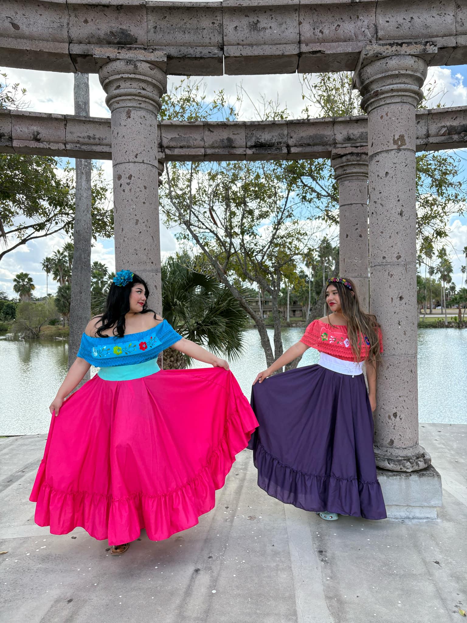 Image of Vibrant Handmade Mexican Off-Shoulder Blouse- Cross-stitched Floral Design Blouse - Artisanal Flower Gauze Blouse- One Size Fits Sizes S-L