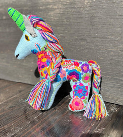 Image of Hand Embroidered Artisanal Stuffed Animals - Handmade Stuffed Animals