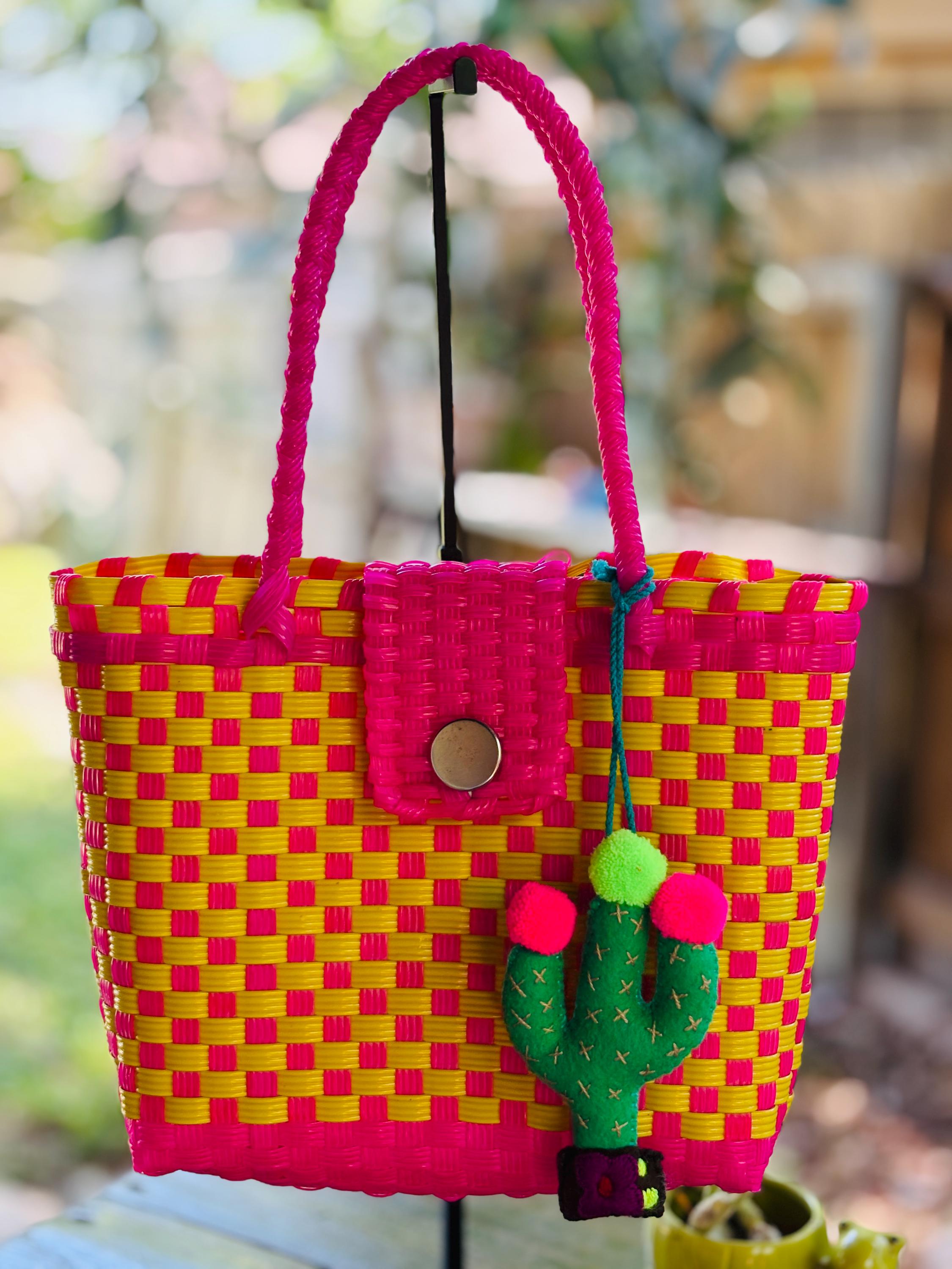 Handwoven Recycled Plastic Bag - Artisan Made Bag from Chiapas, Mexico