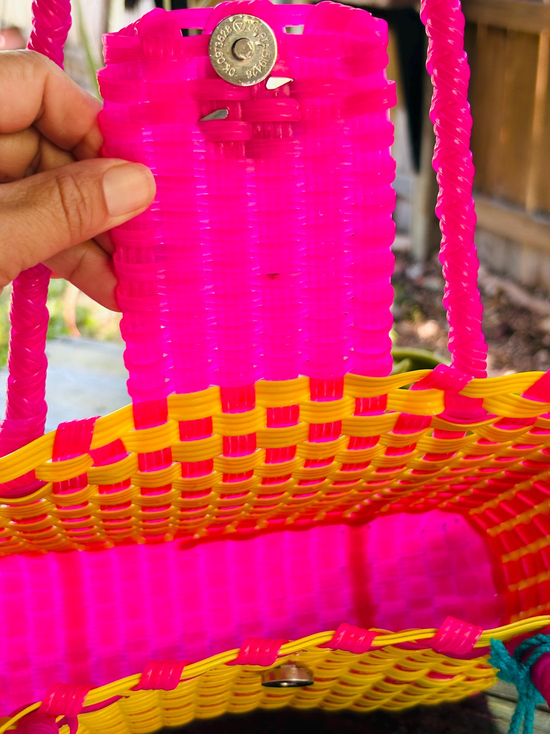 Handwoven Recycled Plastic Bag - Artisan Made Bag from Chiapas, Mexico
