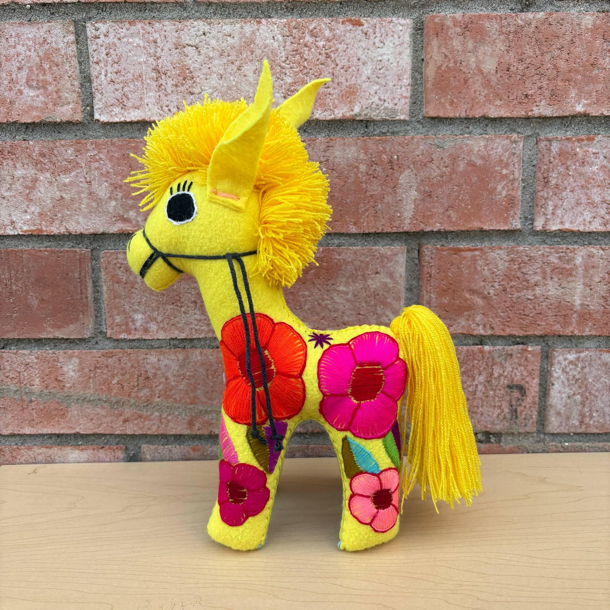 Hand Embroidered Artisanal Stuffed Animals - Handmade Stuffed Animals