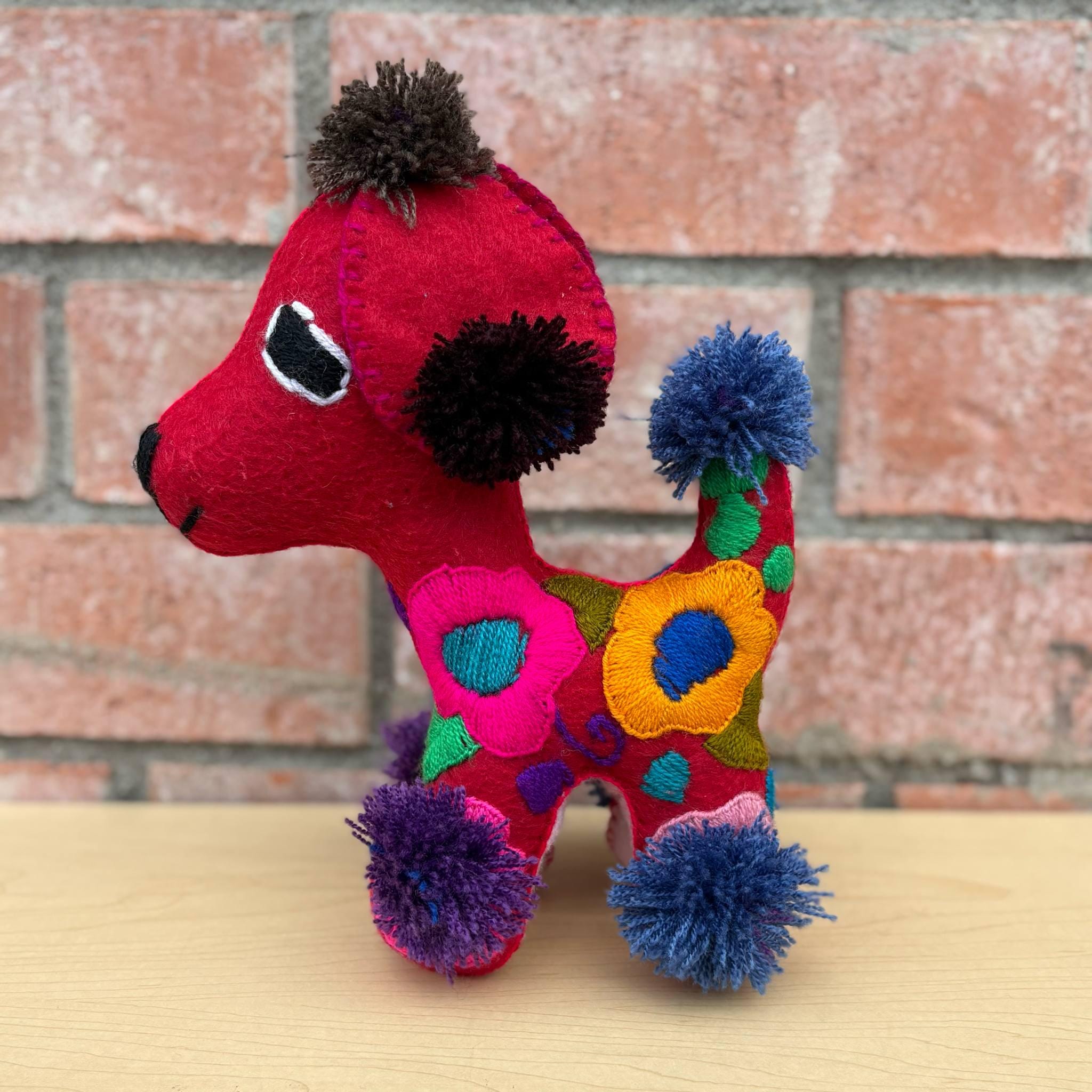 Image of Hand Embroidered Artisanal Stuffed Animals - Handmade Stuffed Animals