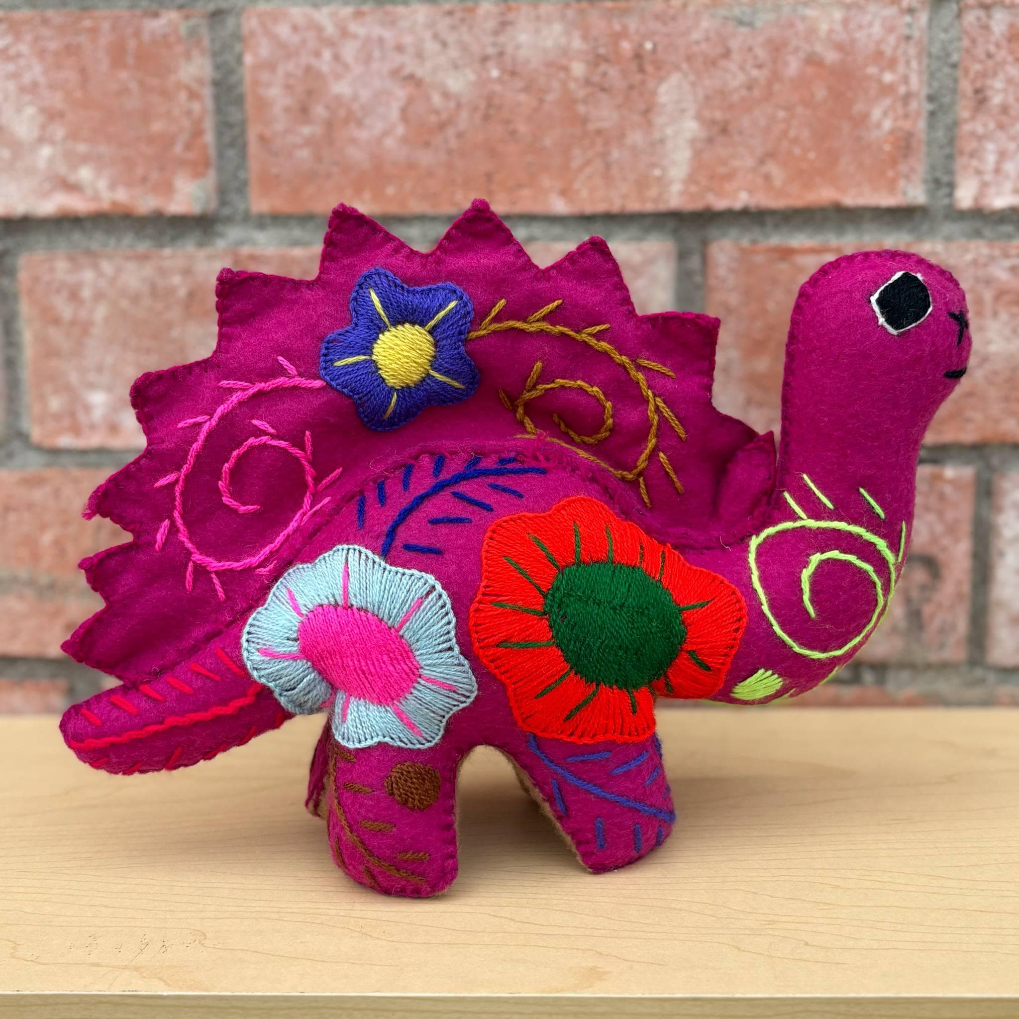 Image of Hand Embroidered Artisanal Stuffed Animals - Handmade Stuffed Animals