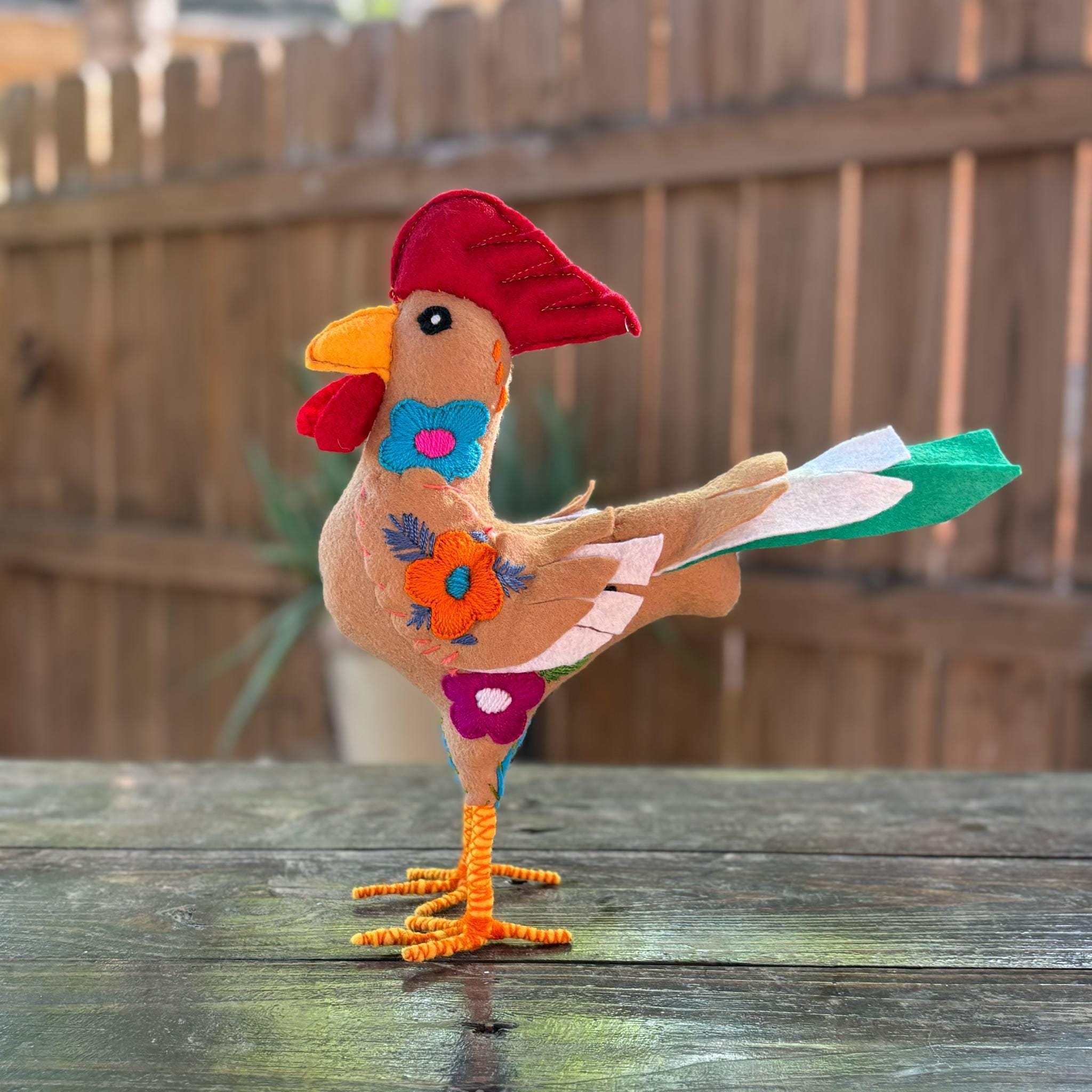 Image of Hand Embroidered Artisanal Stuffed Animals - Handmade Stuffed Animals