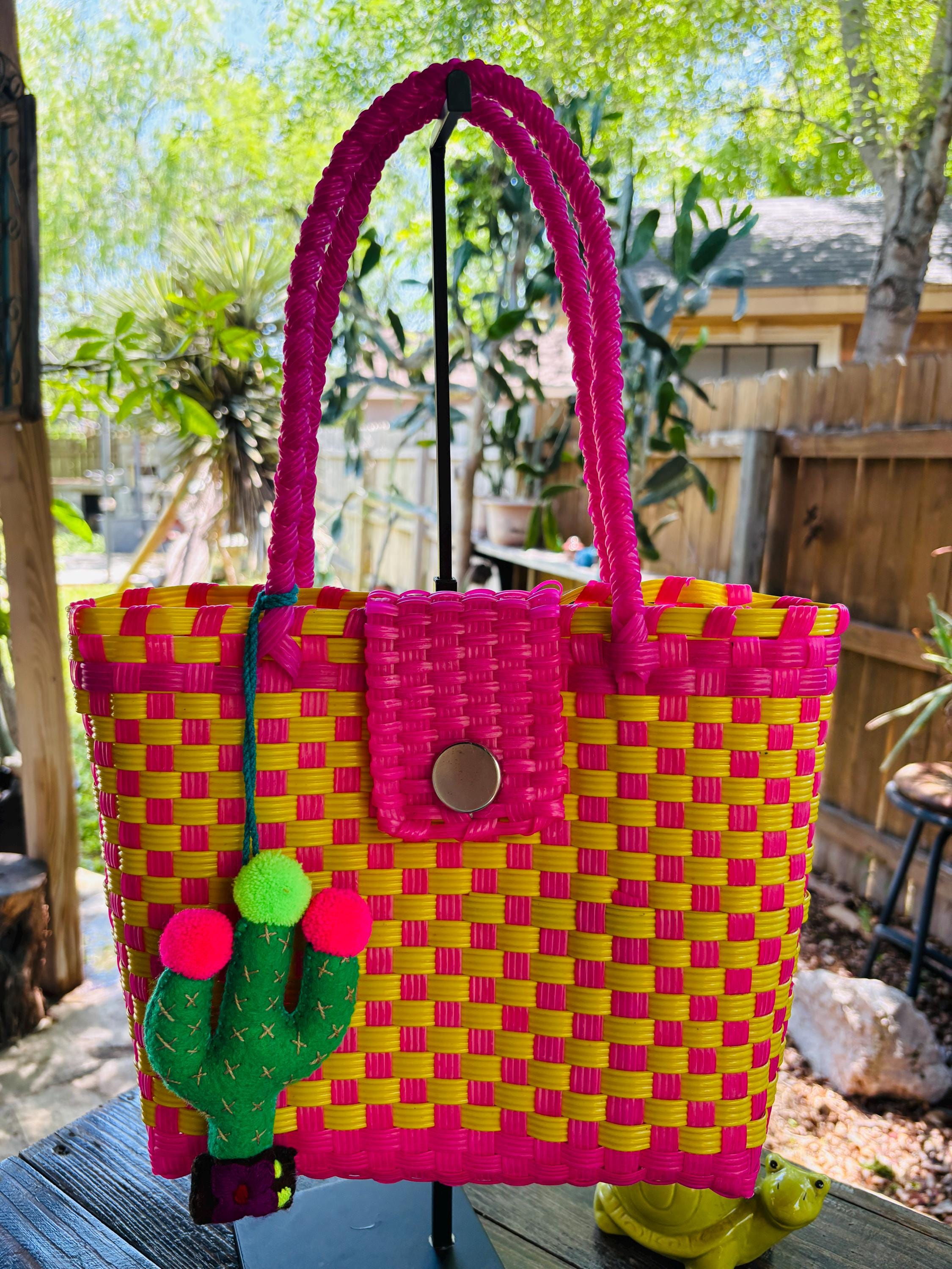 Image of Handwoven Recycled Plastic Bag - Artisan Made Bag from Chiapas, Mexico