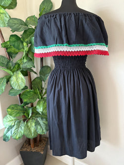 off the shoulder embroidered mexican dress Maria Bonita Dresses Off Shoulder Dress -Authentic Mexican Long womens vestidos bordados mexicanos huipil Embroidered Campesina Mexican Handmade main image 1