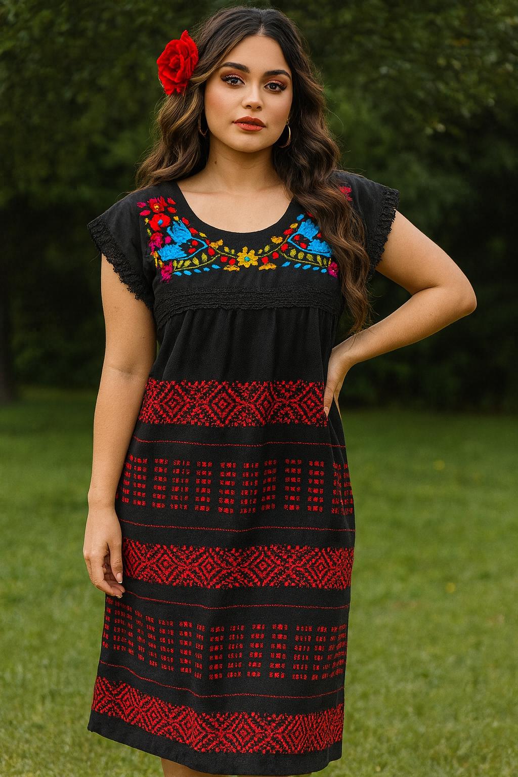 Most Gorgeous Oaxacan Telar Dress (Medium size)