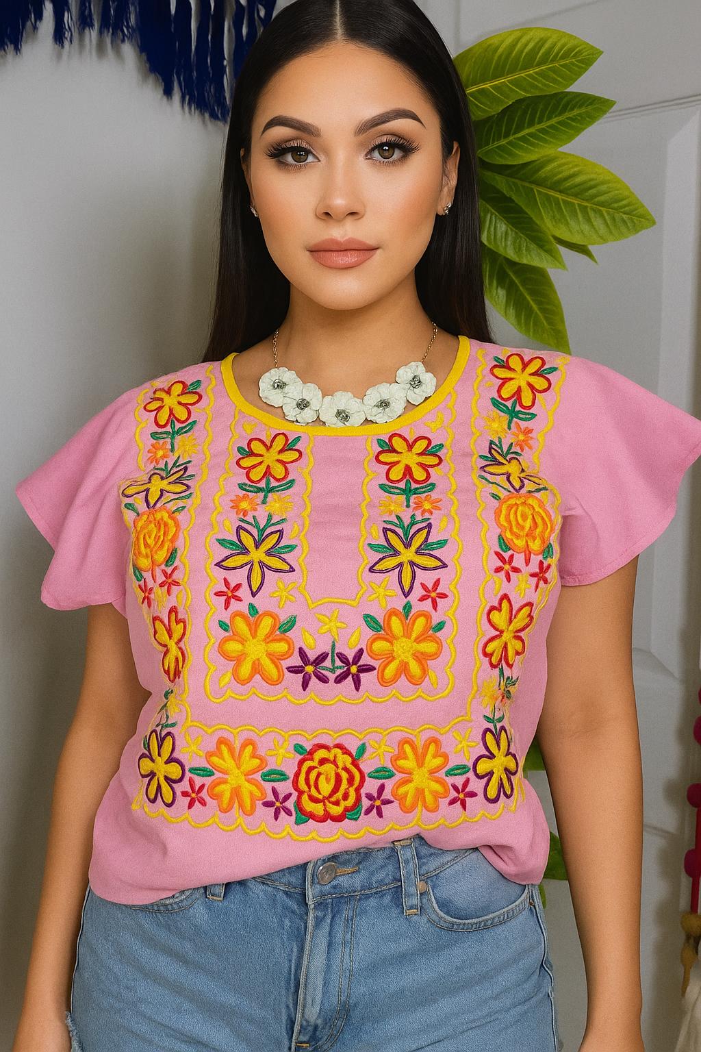 Beautiful Embroidered Loose Fit 