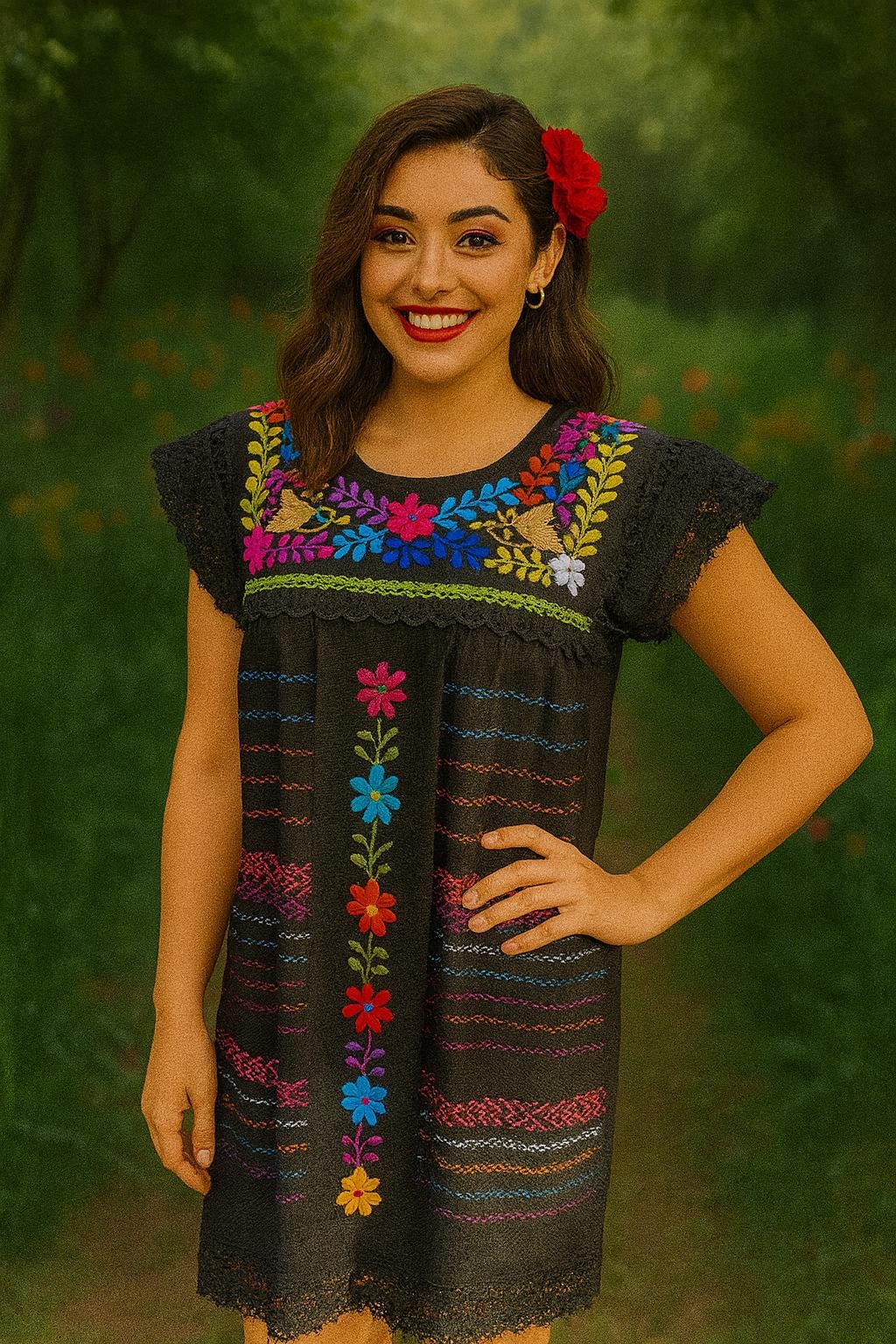 Image of Most Gorgeous Oaxacan Telar Dress (Small size)
