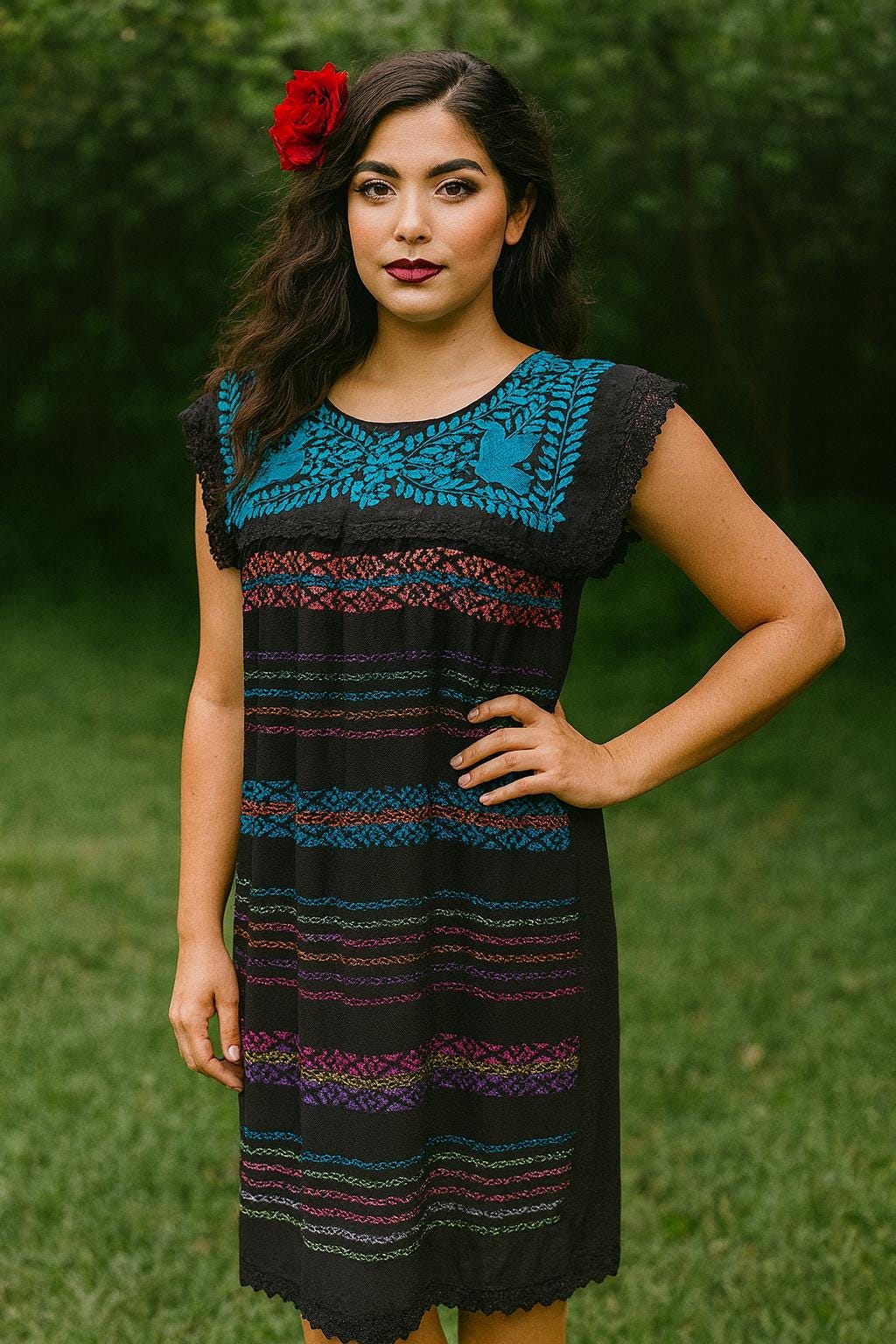 Most Gorgeous Oaxacan Telar Dress (Medium size)