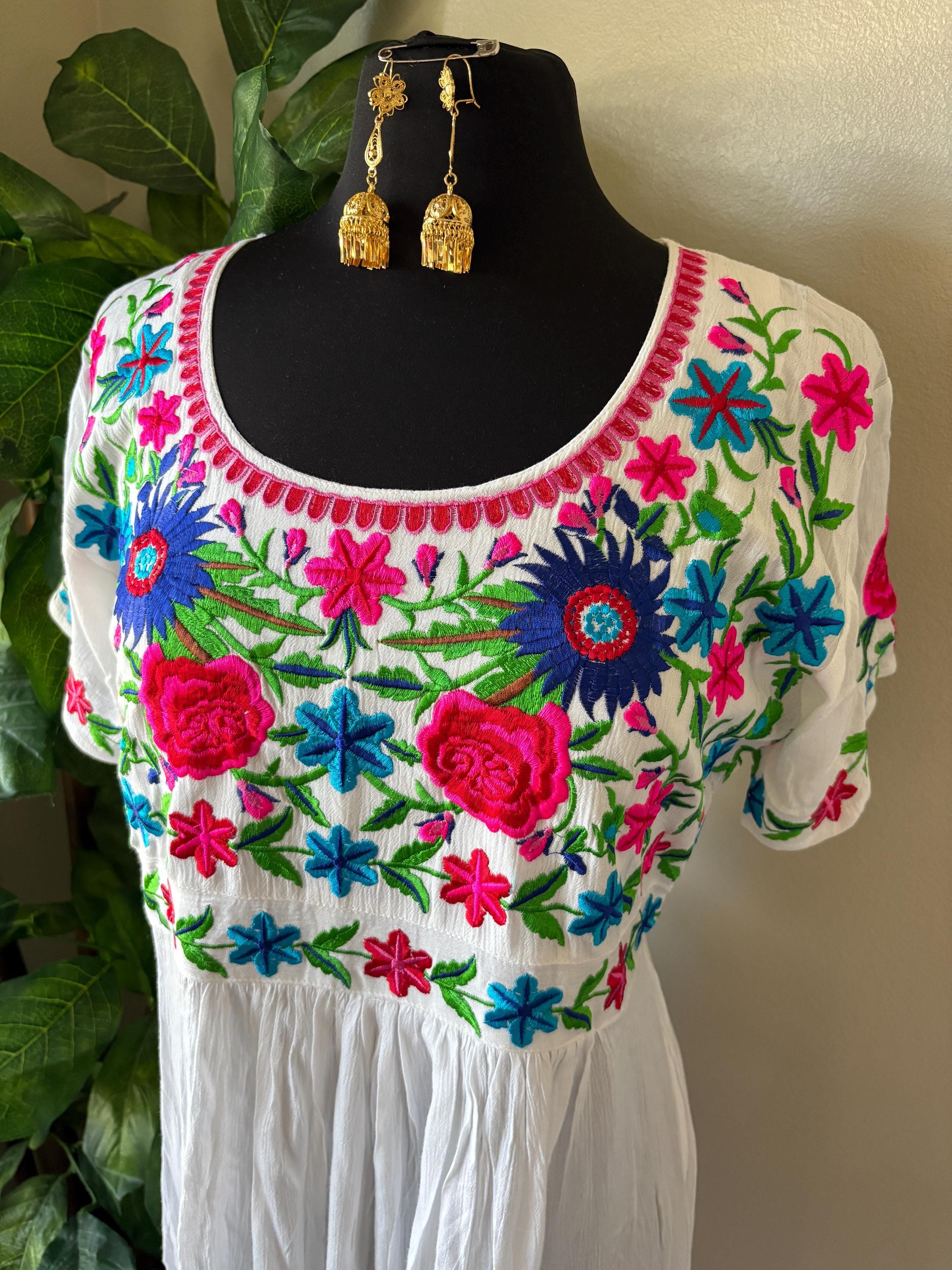 Image of Handmade Mexican Embroidered 
