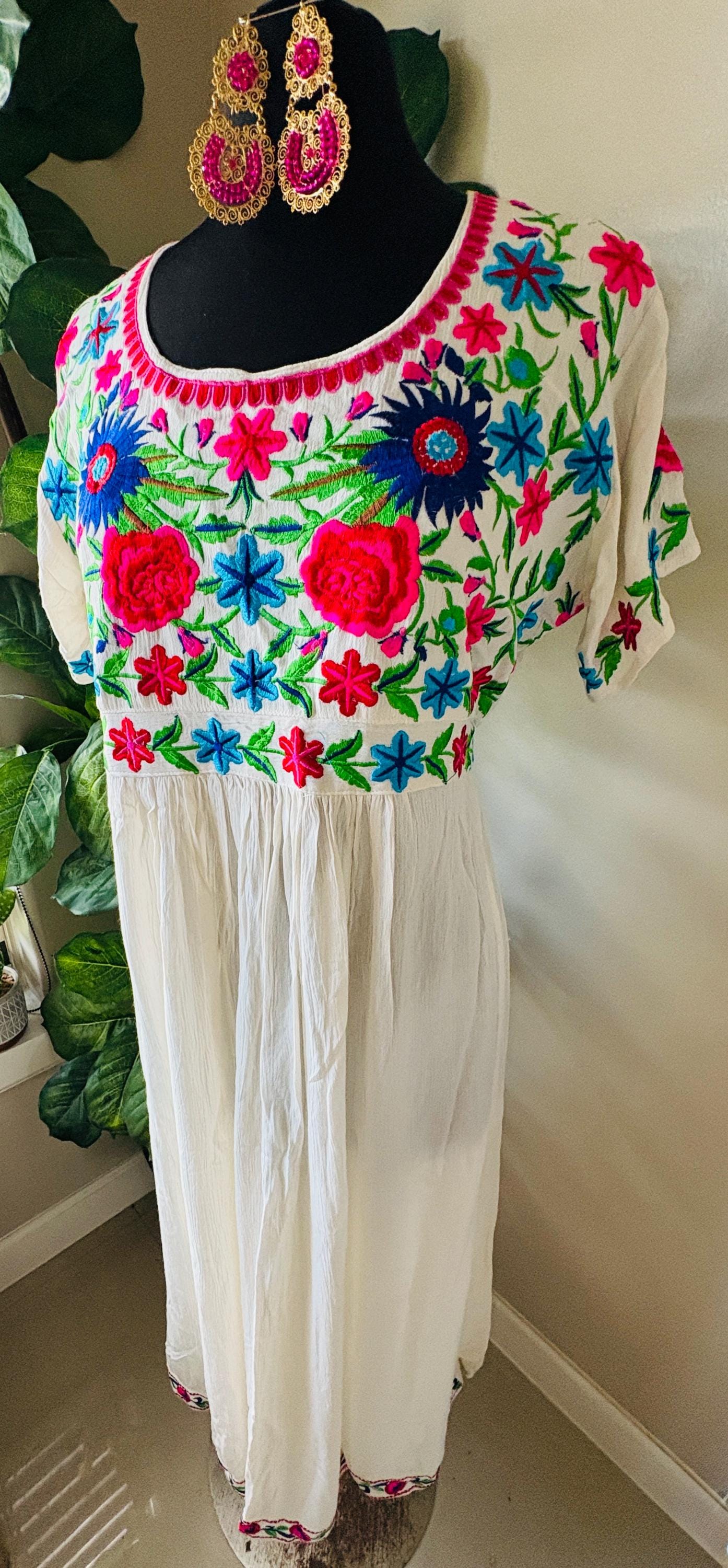 Image of Handmade Mexican Embroidered 