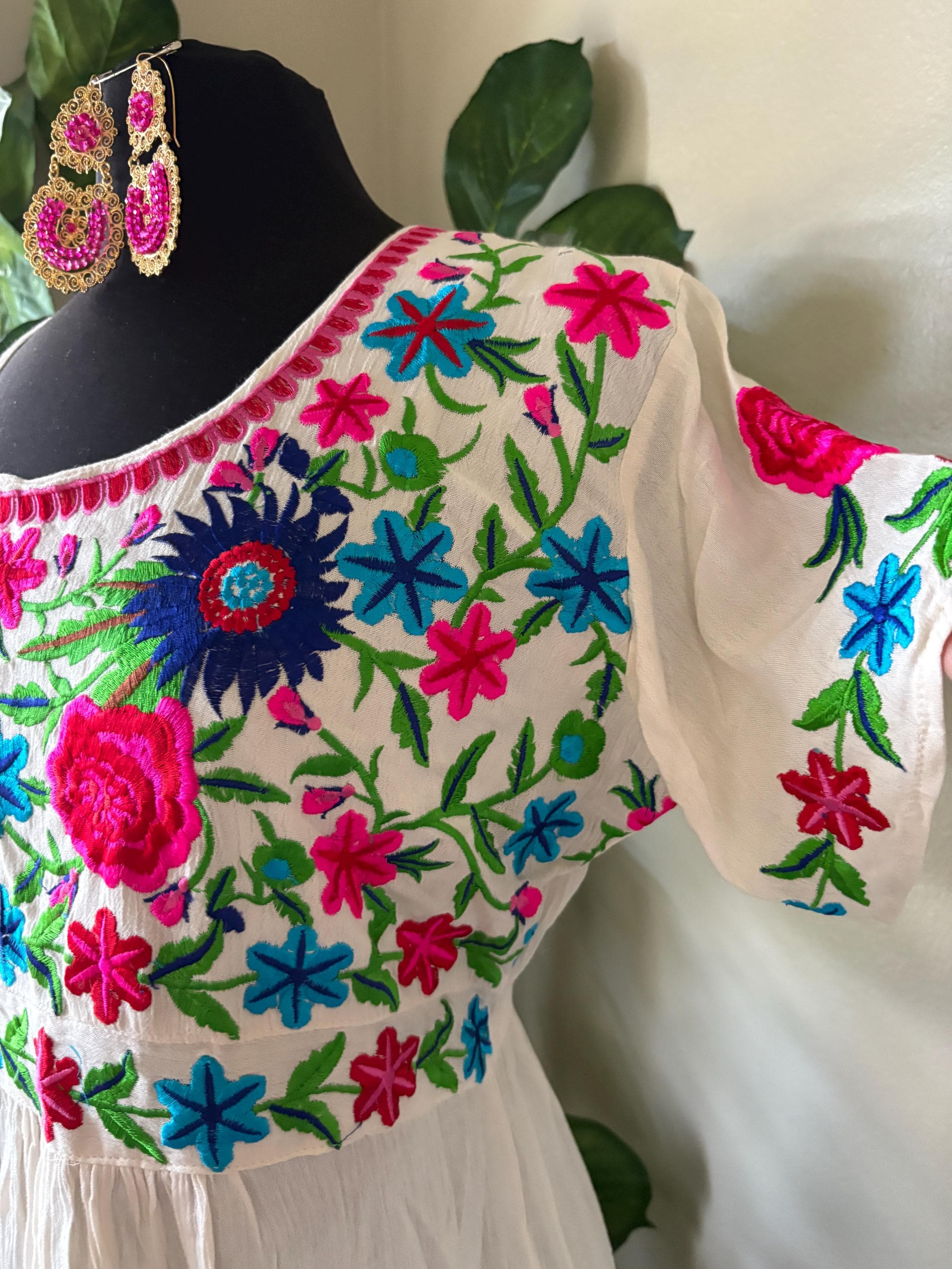 Image of Handmade Mexican Embroidered 