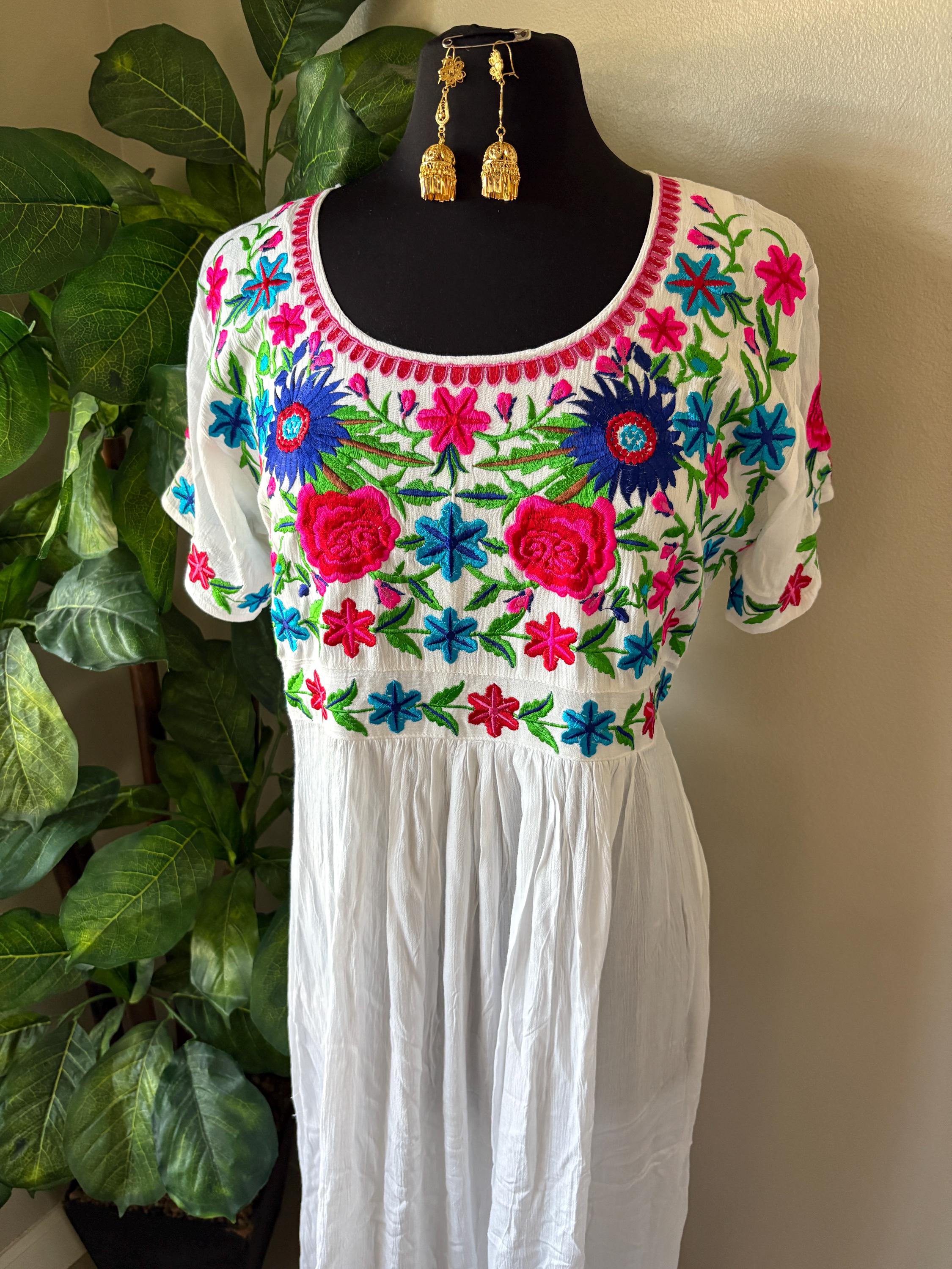 Image of Handmade Mexican Embroidered 